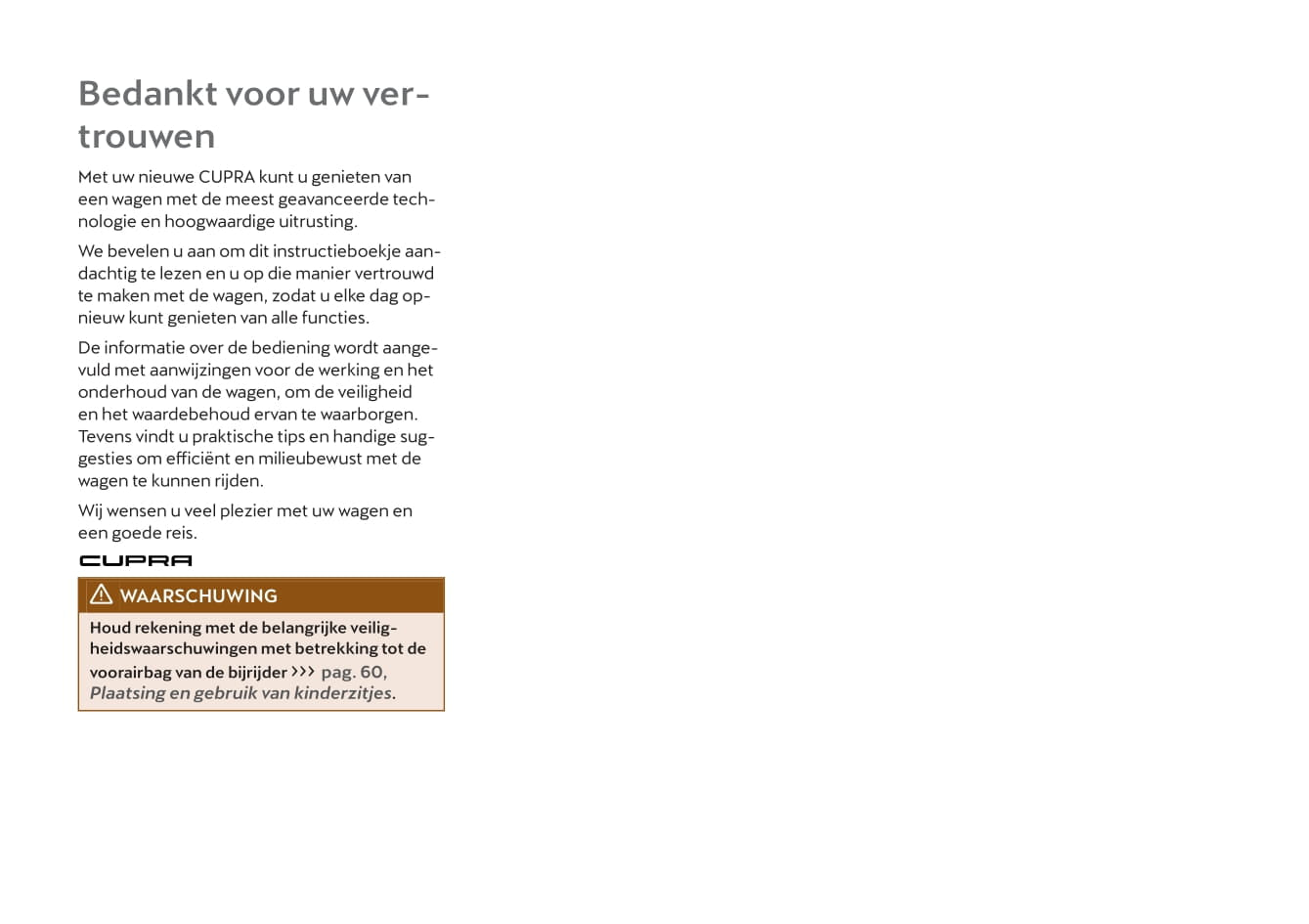 2022 Cupra Born Gebruikershandleiding | Nederlands
