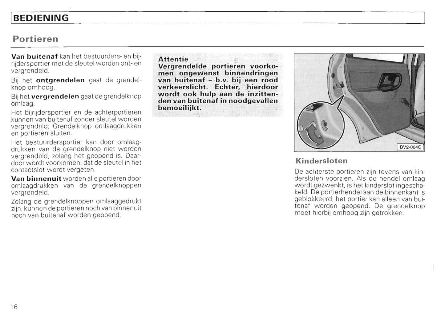 1994-1999 Volkswagen Polo/Variant Owner's Manual | Dutch