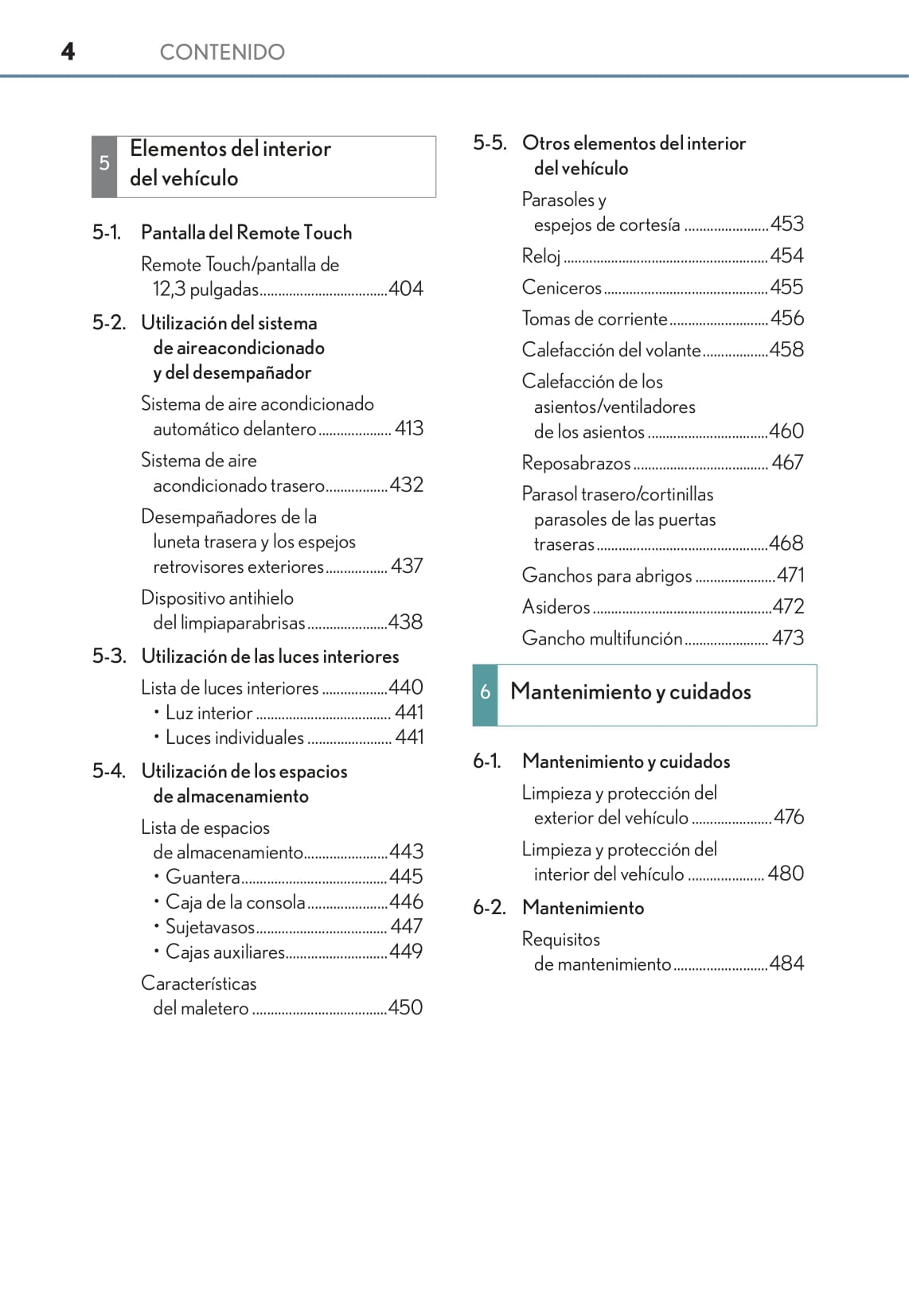 2012-2016 Lexus GS 300h/GS-F Manuel du propriétaire | Espagnol