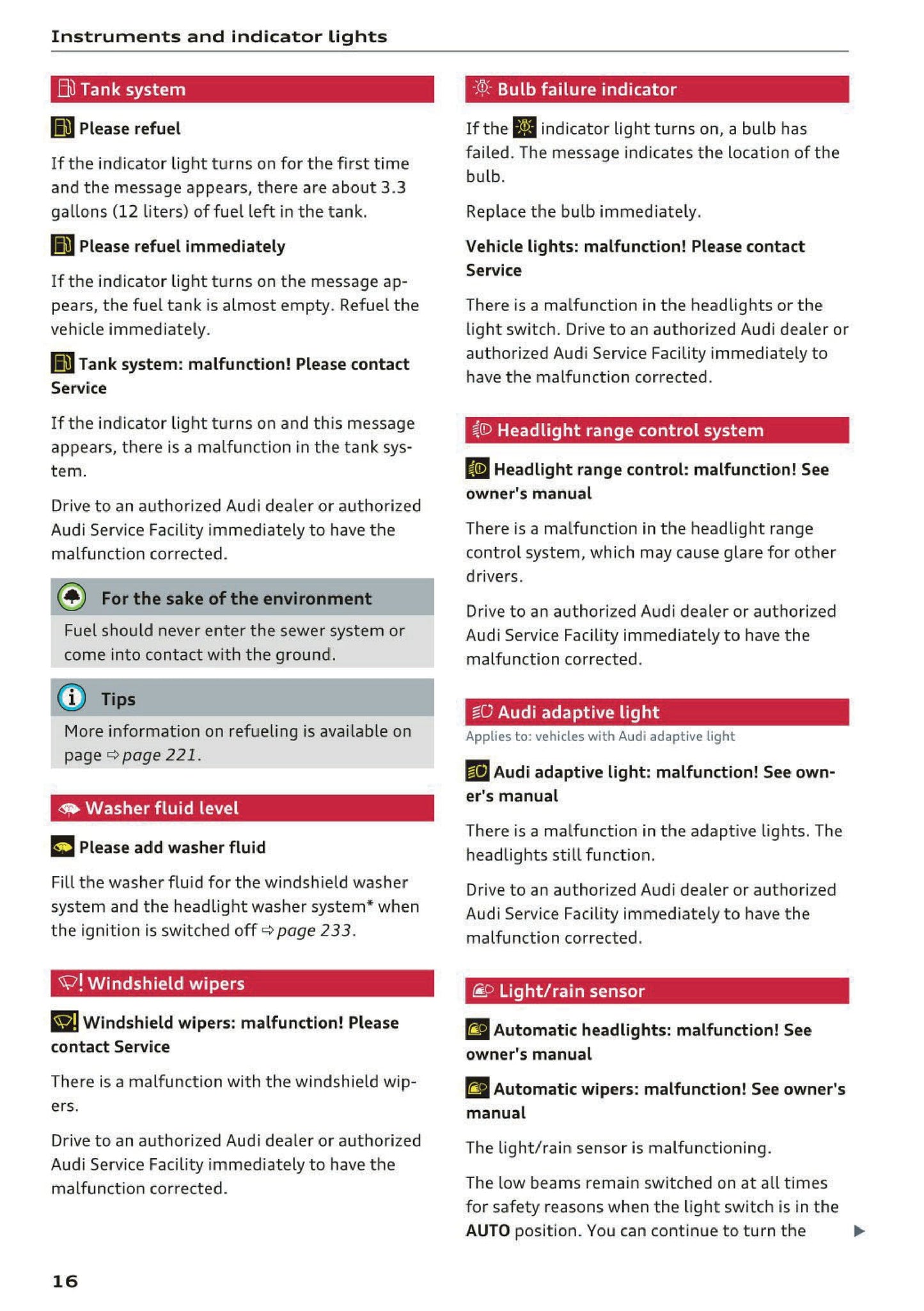 2016-2019 Audi R8 Gebruikershandleiding | Engels