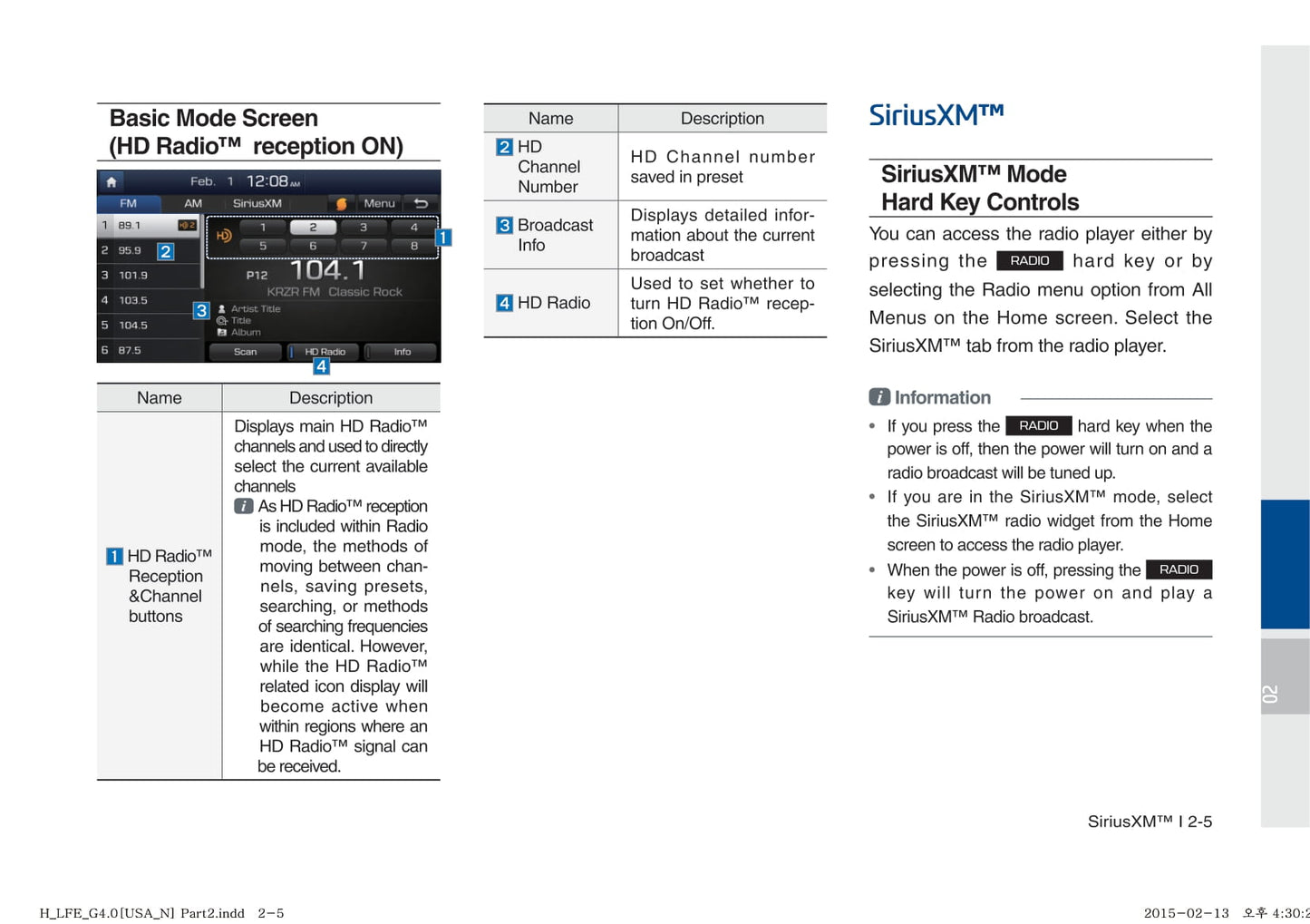 Hyundai Sonata Hybrid Multimedia System Owner's Manual 2014 - 2017