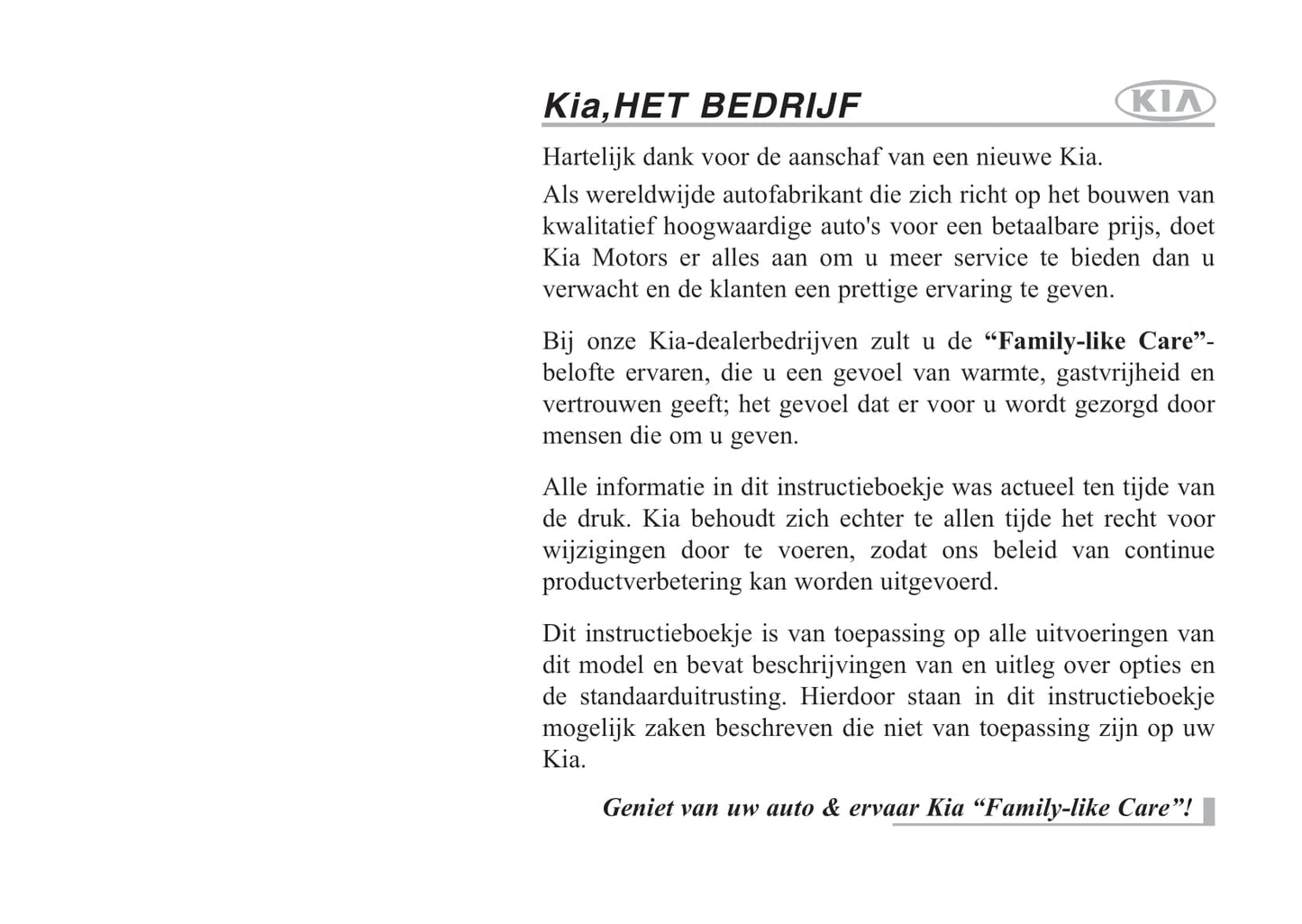 2014-2015 Kia Optima Owner's Manual | Dutch