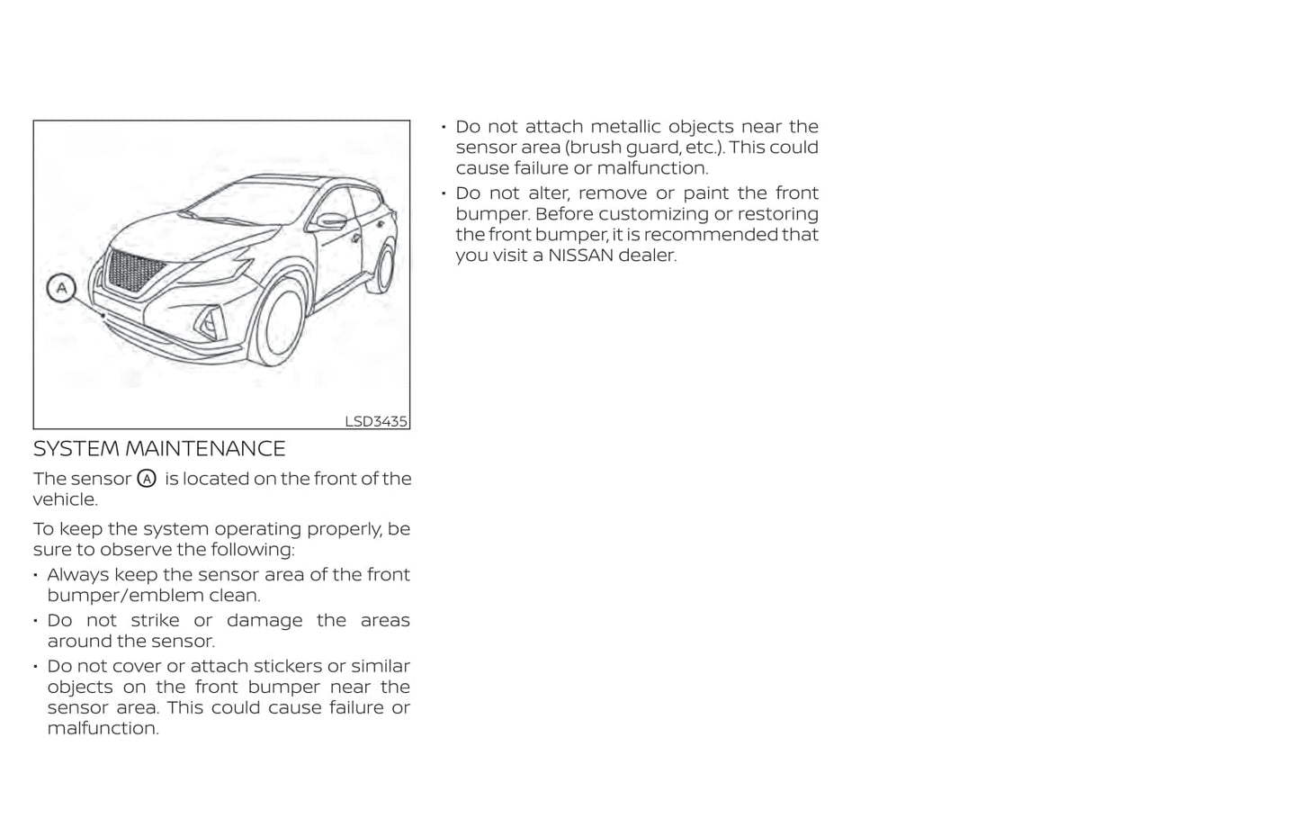 2020 Nissan Murano Gebruikershandleiding | Engels