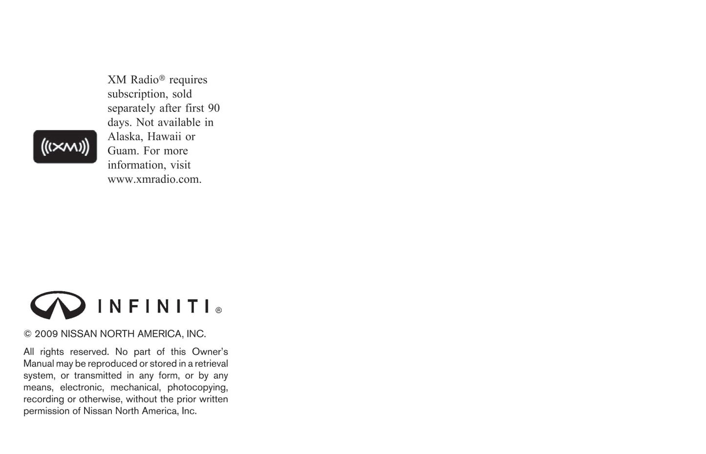 2010 Infiniti QX56 Owner's Manual | English