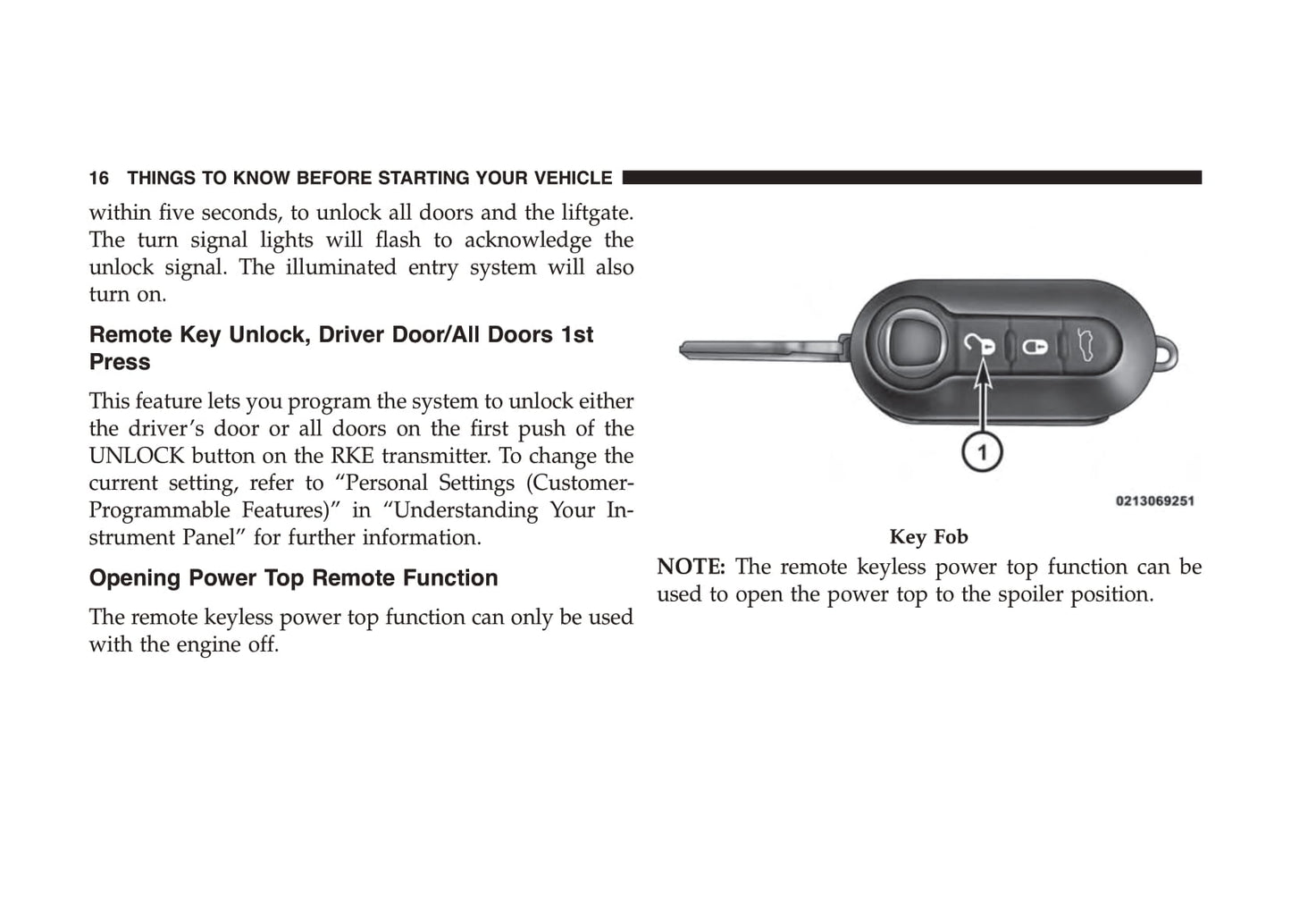 2008-2016 Abarth 500 Bedienungsanleitung | Englisch