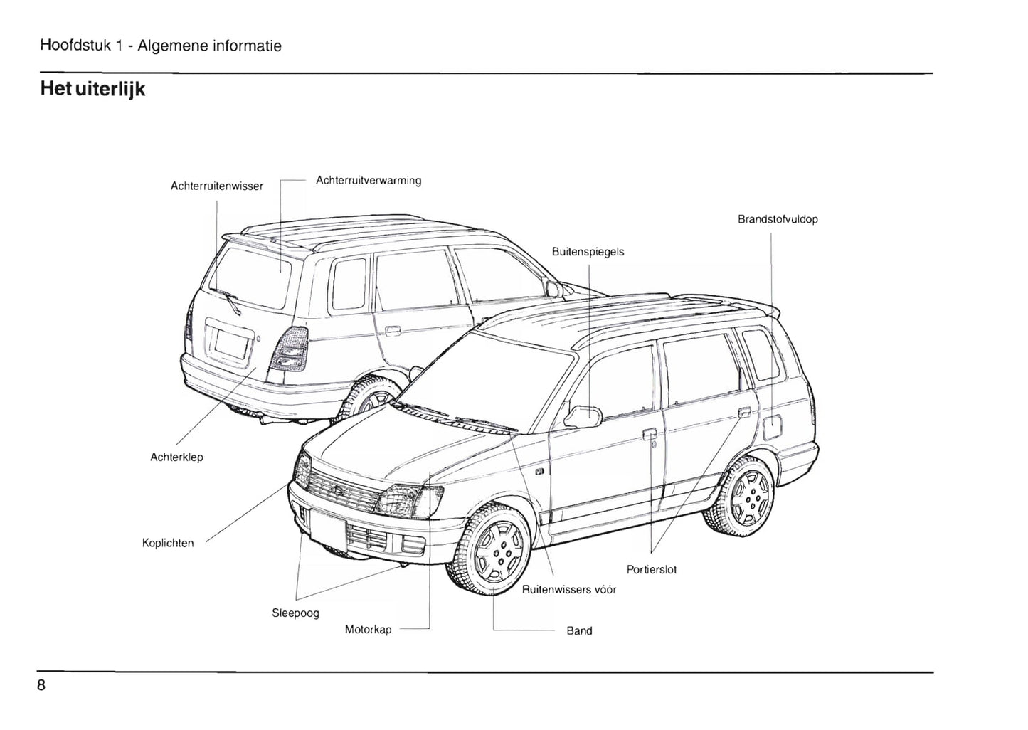 1999-2002 Daihatsu Gran Move Gebruikershandleiding | Nederlands