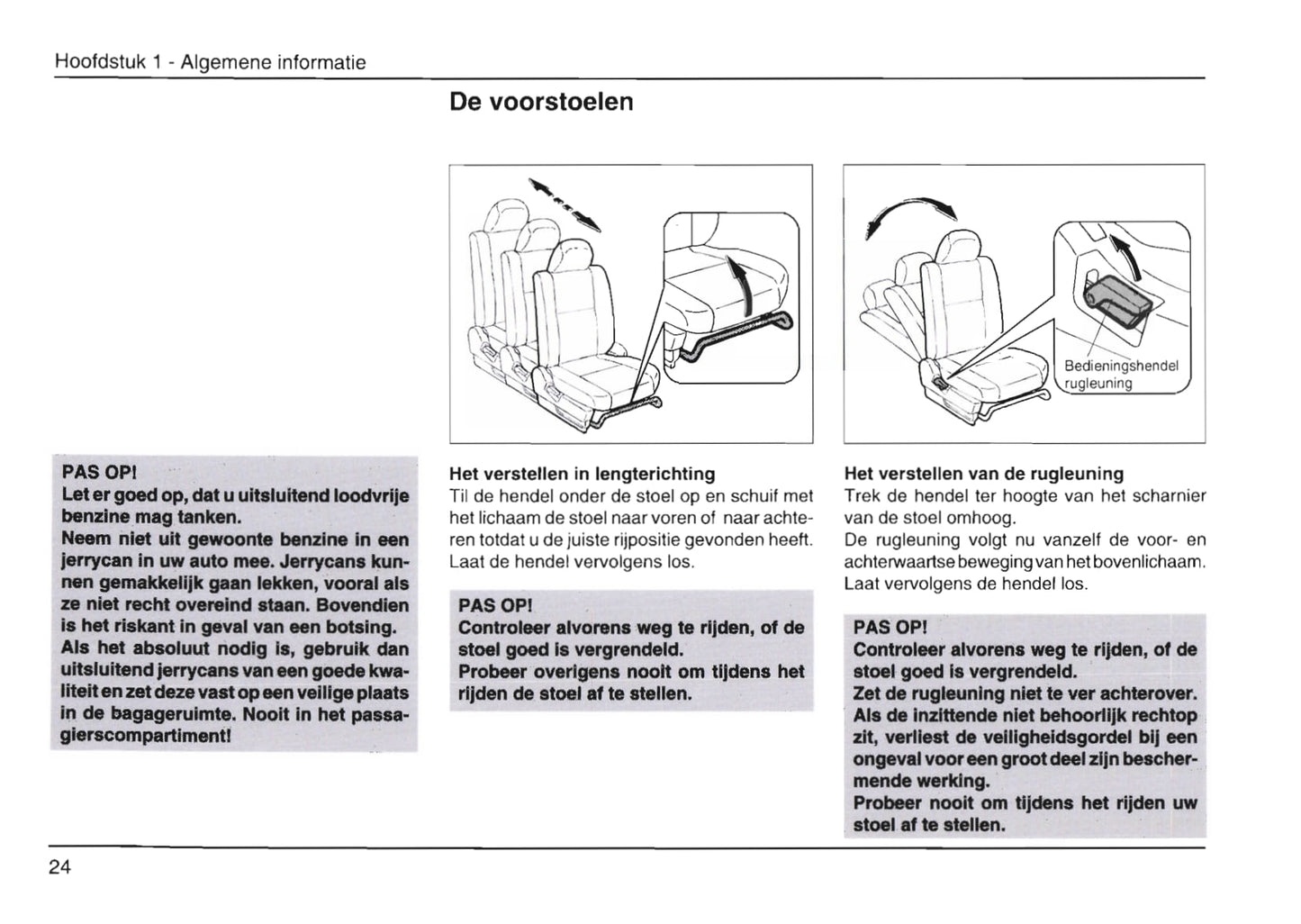 1999-2002 Daihatsu Gran Move Gebruikershandleiding | Nederlands
