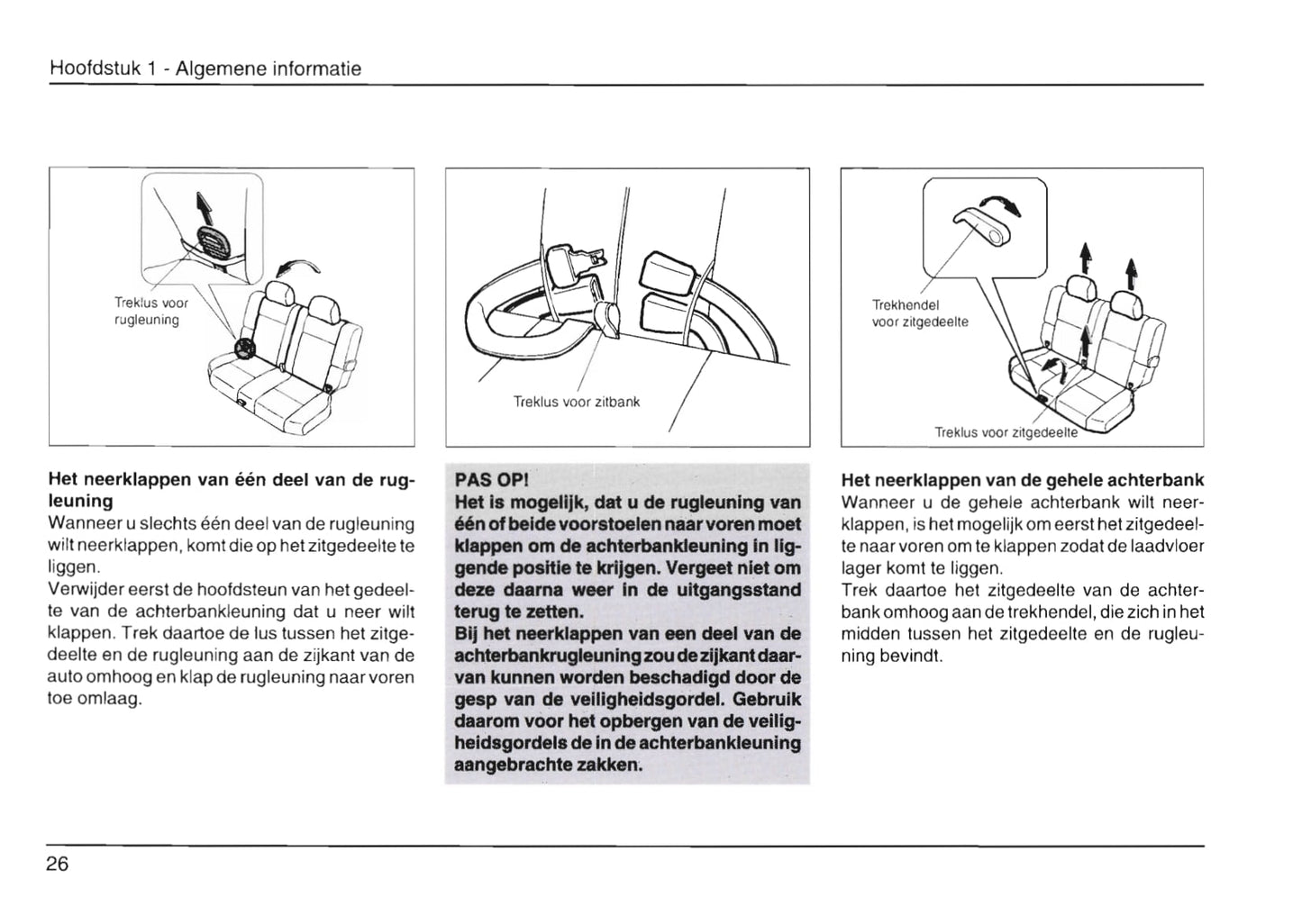 1999-2002 Daihatsu Gran Move Gebruikershandleiding | Nederlands