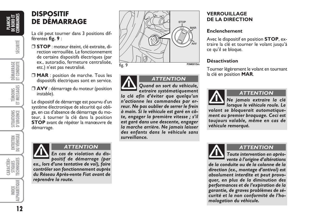 2010-2011 Fiat Grande Punto Gebruikershandleiding | Frans