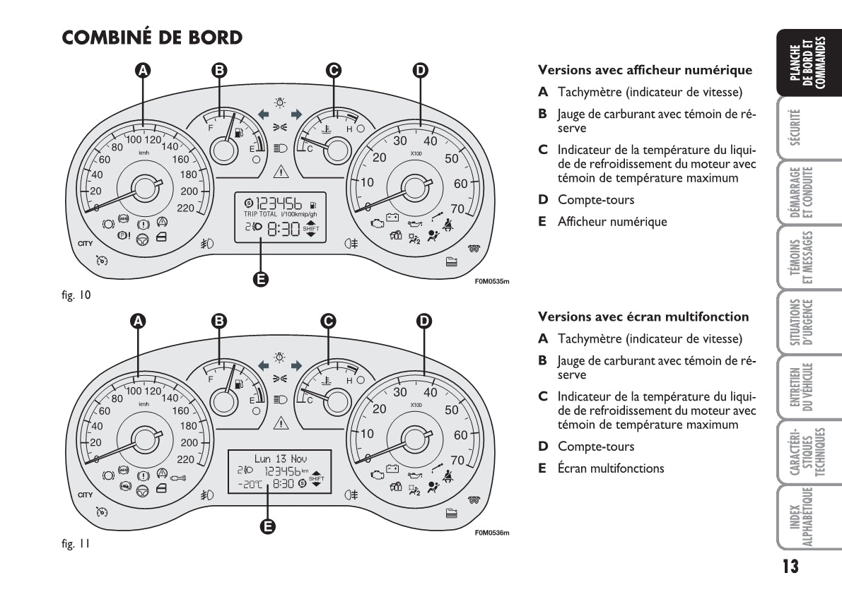 2010-2011 Fiat Grande Punto Gebruikershandleiding | Frans