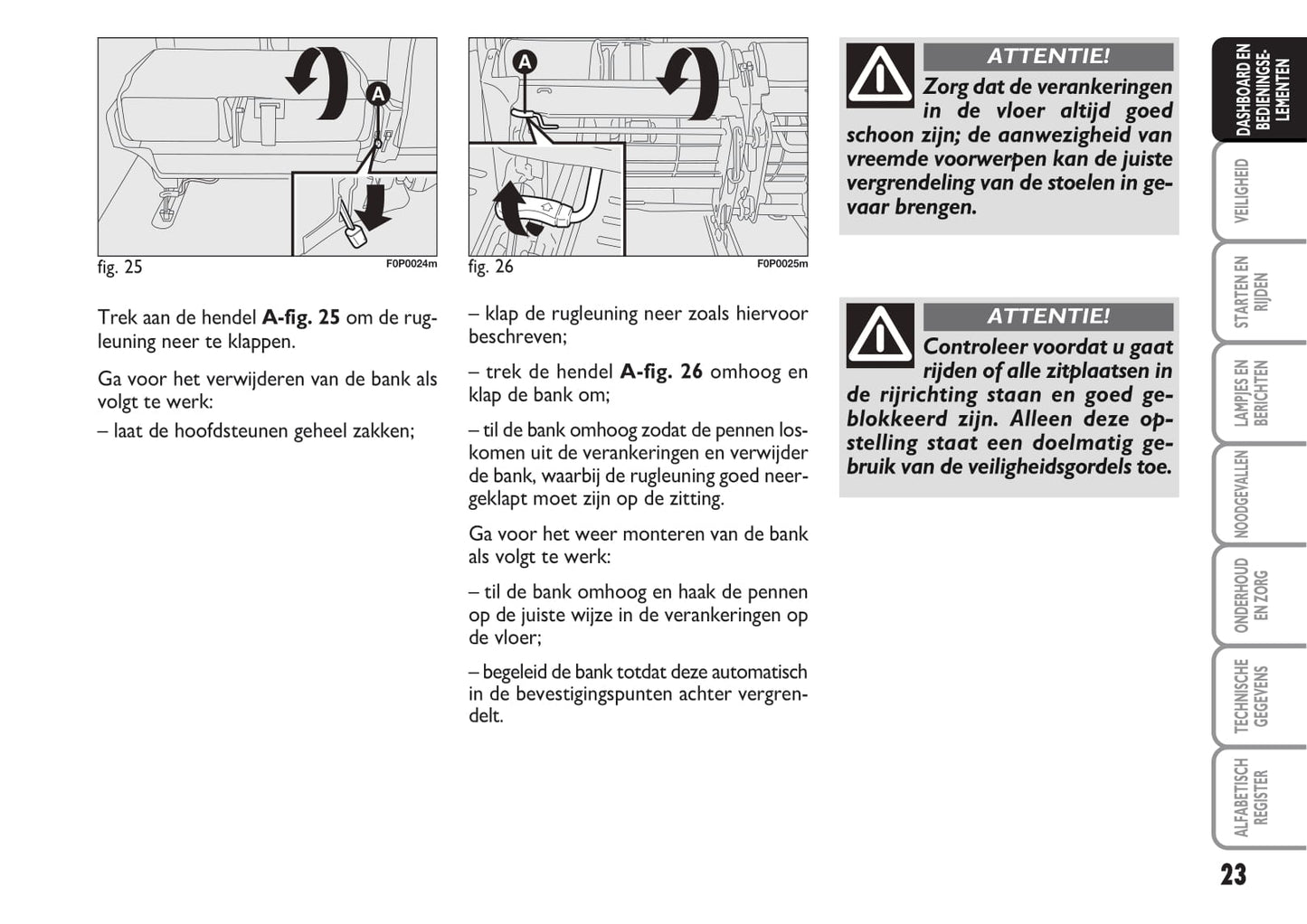2014-2015 Fiat Scudo Owner's Manual | Dutch