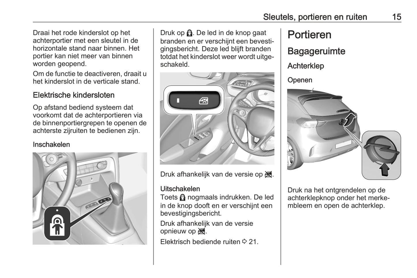 2020-2021 Opel Corsa-e Gebruikershandleiding | Nederlands