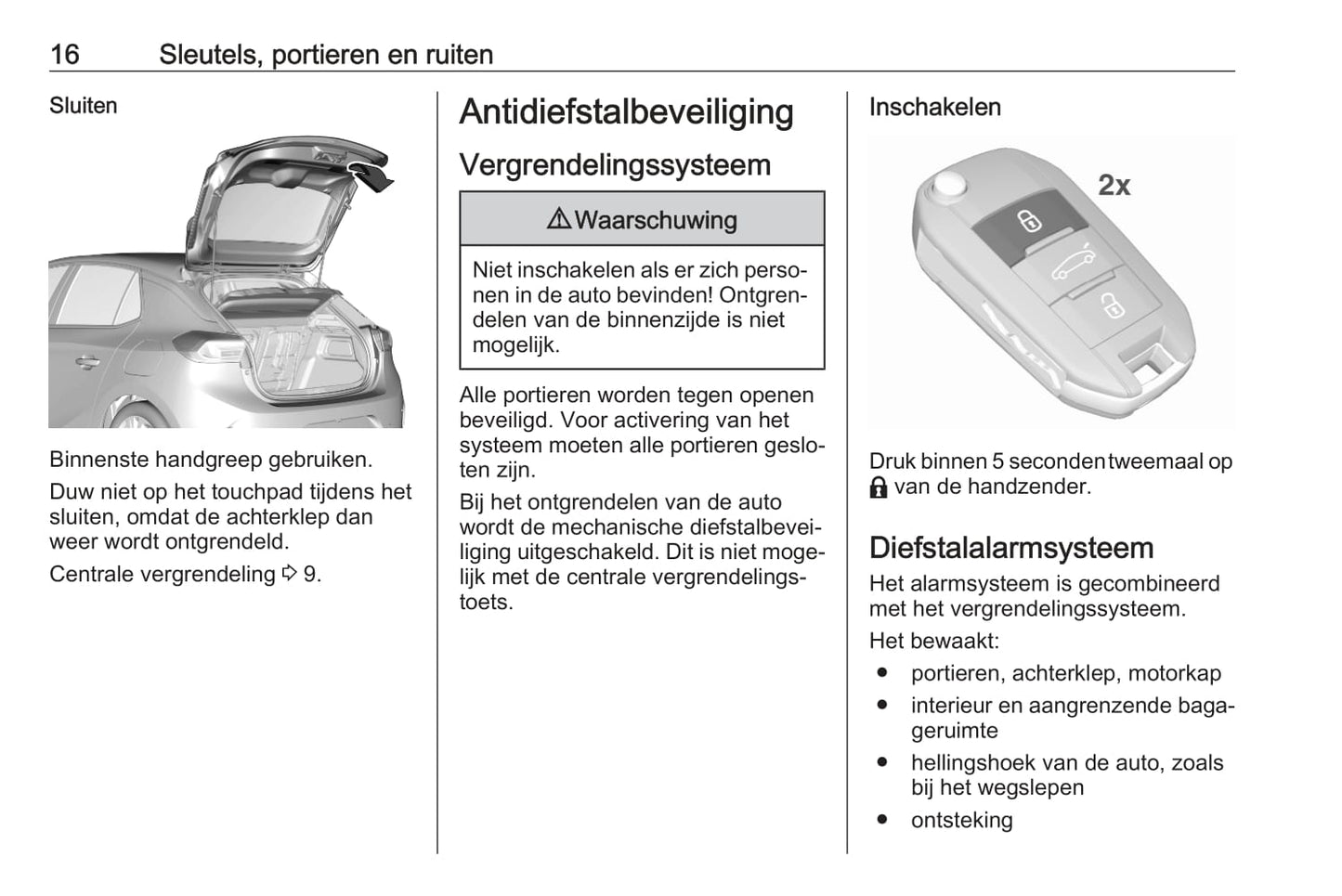2020-2021 Opel Corsa-e Gebruikershandleiding | Nederlands