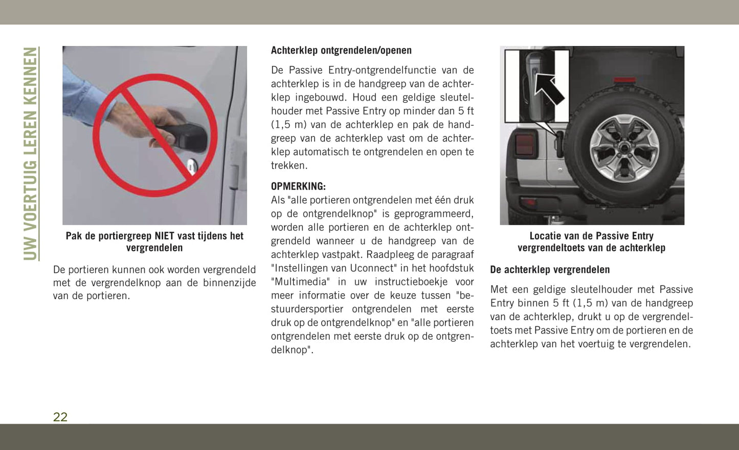 2018-2019 Jeep Wrangler Bedienungsanleitung | Niederländisch
