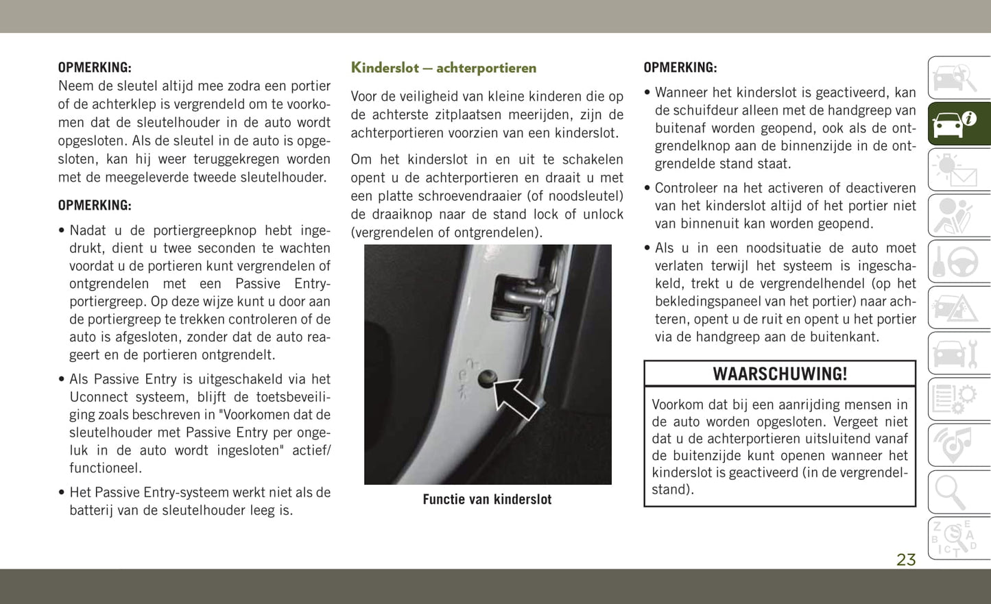 2018-2019 Jeep Wrangler Bedienungsanleitung | Niederländisch
