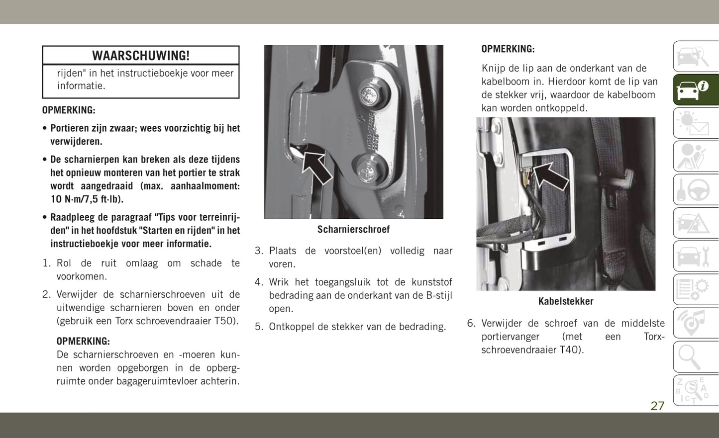 2018-2019 Jeep Wrangler Bedienungsanleitung | Niederländisch