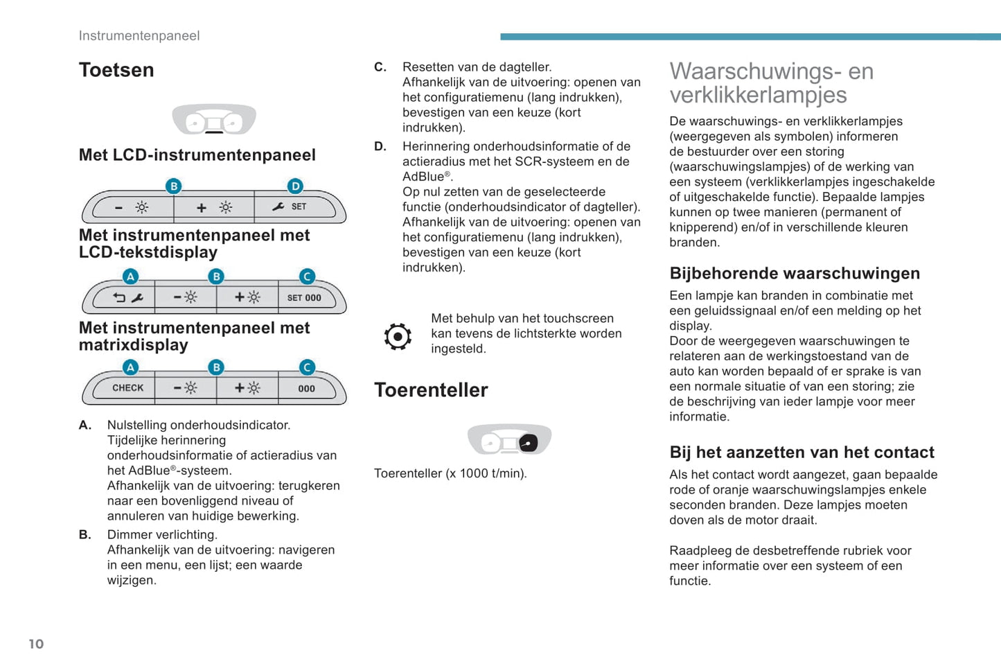 2018-2020 Peugeot Expert/Traveller Owner's Manual | Dutch
