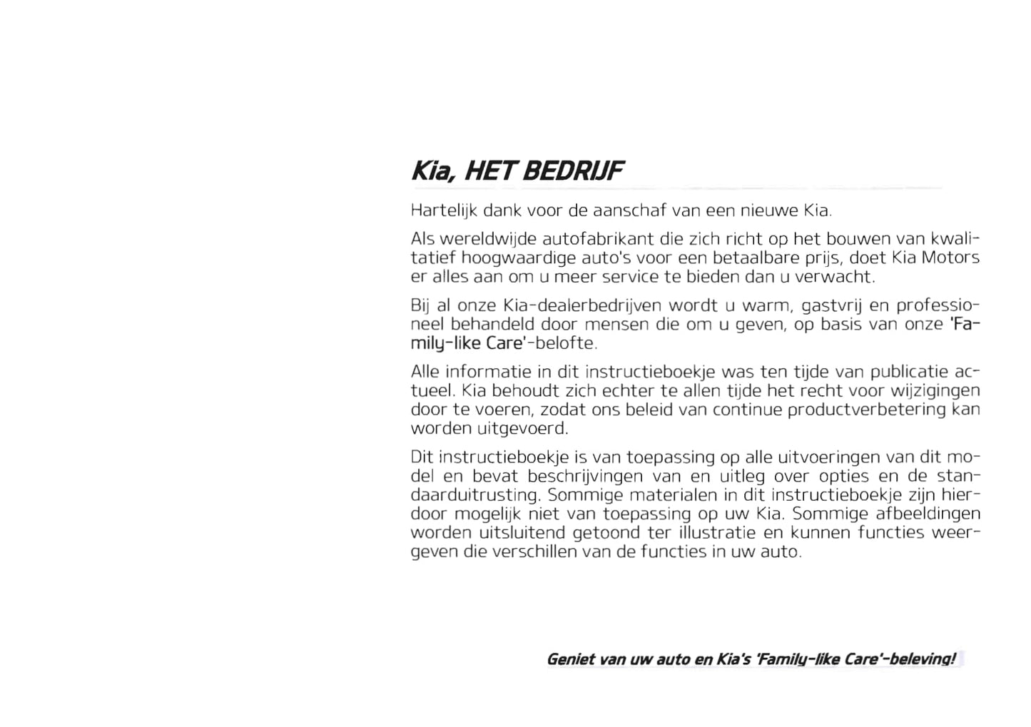2019-2020 Kia Niro Hybrid Gebruikershandleiding | Nederlands