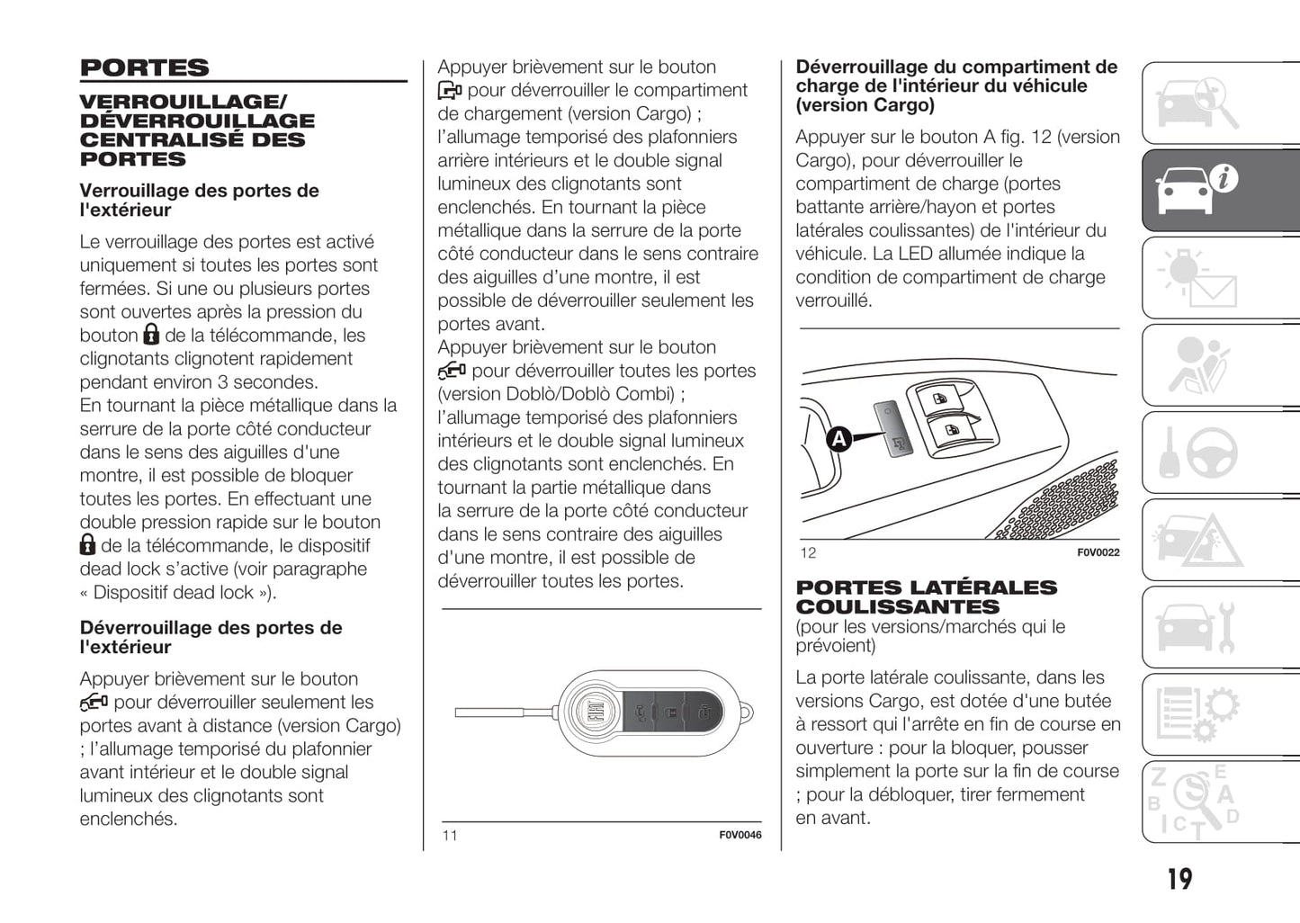 2017-2018 Fiat Doblò Gebruikershandleiding | Frans