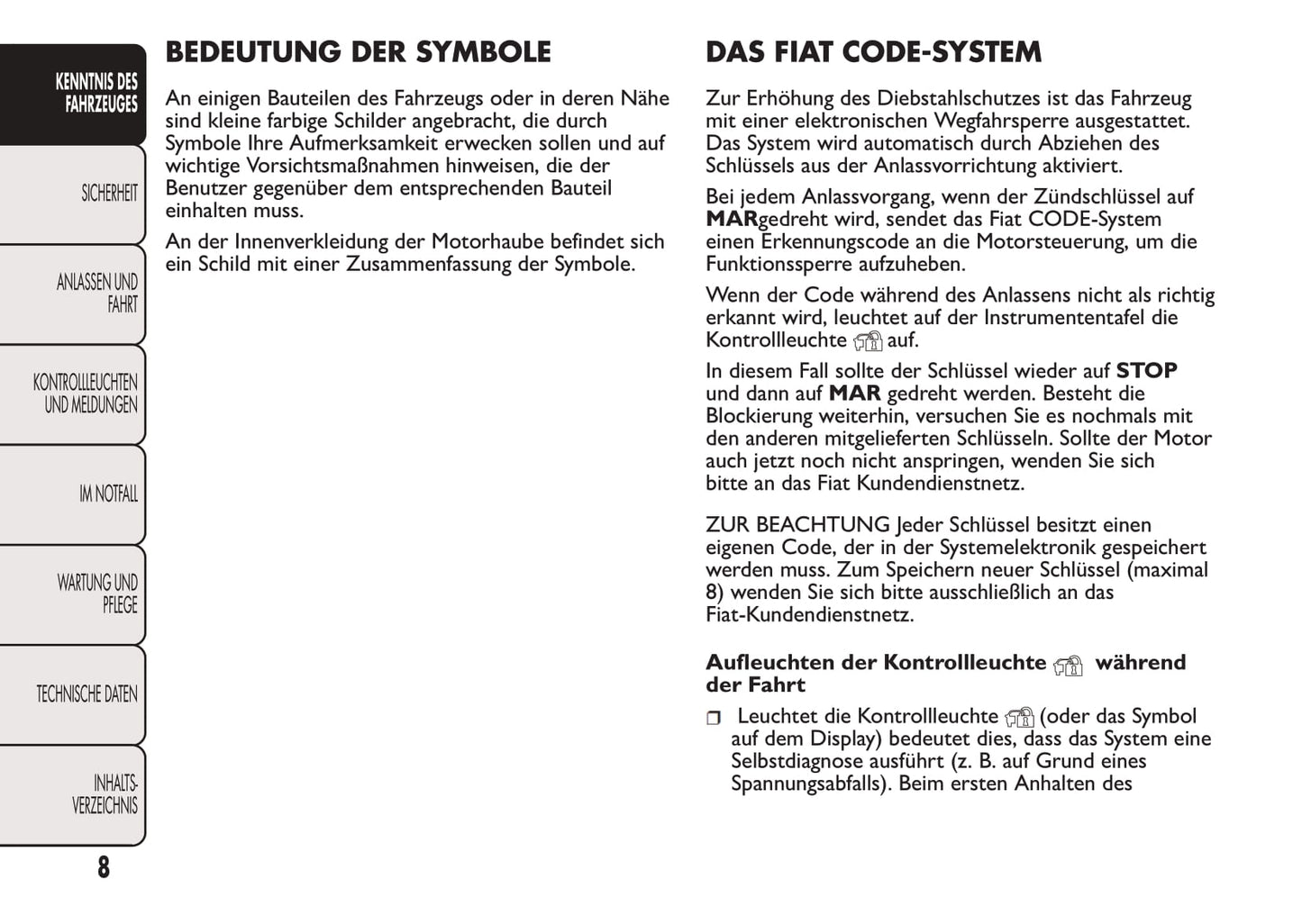 2016-2017 Fiat Fiorino Gebruikershandleiding | Duits