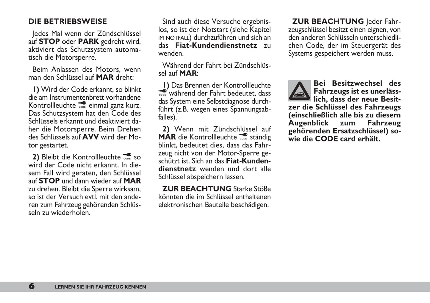 2007-2008 Fiat 600 Bedienungsanleitung | Deutsch