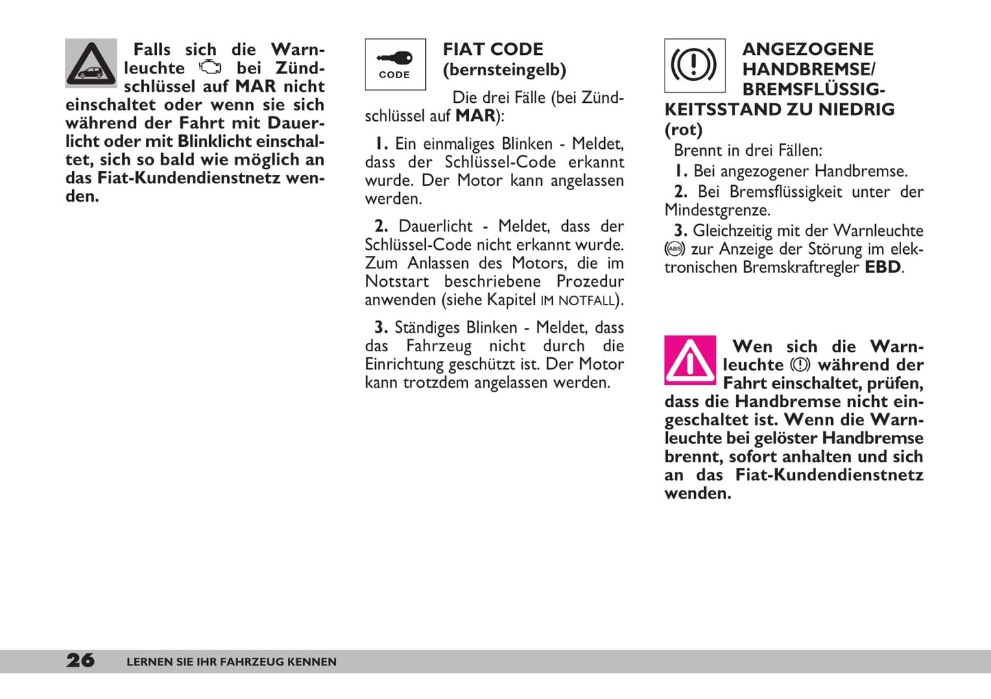 2007-2008 Fiat 600 Bedienungsanleitung | Deutsch