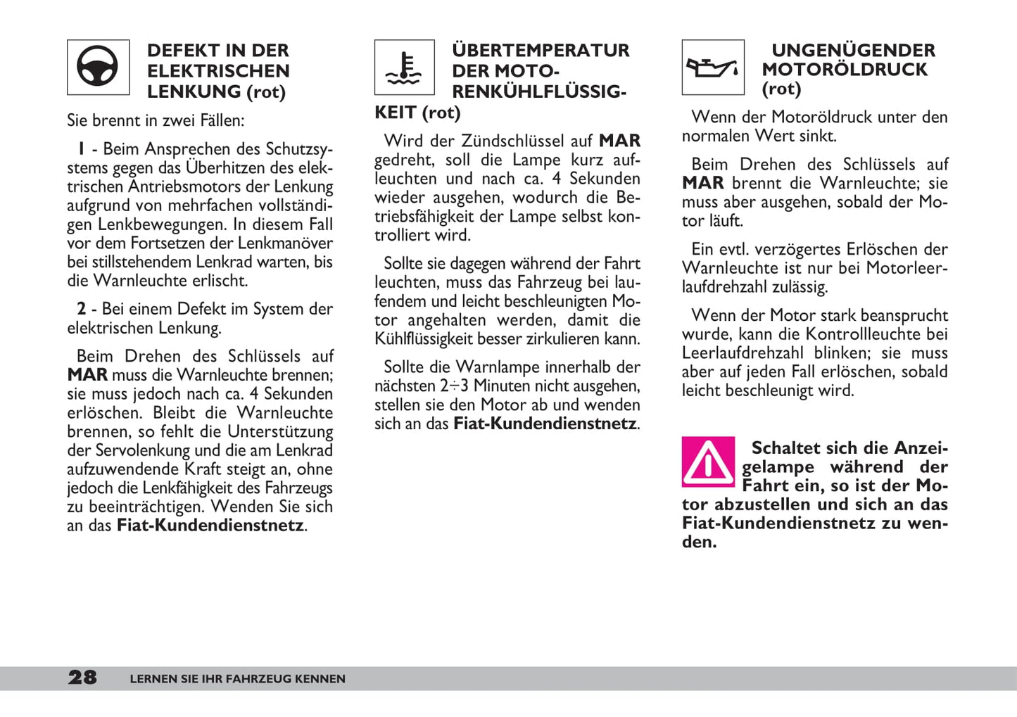 2007-2008 Fiat 600 Bedienungsanleitung | Deutsch