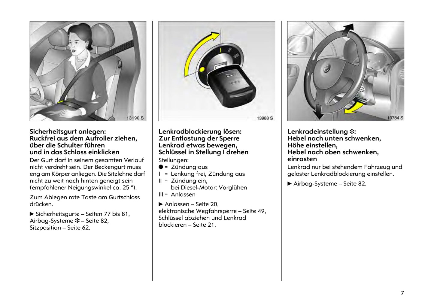 2003-2006 Opel Combo/Corsa Owner's Manual | German