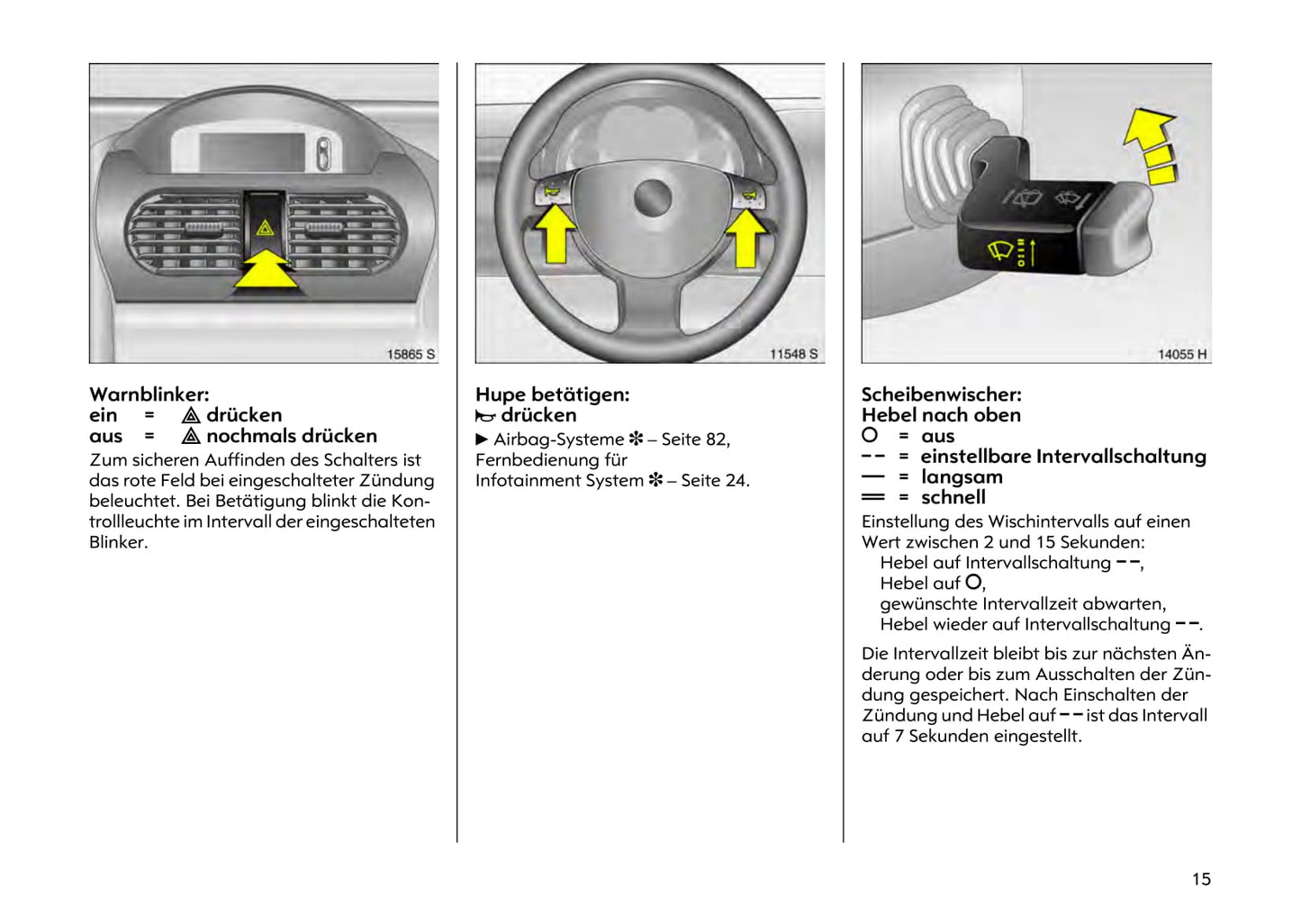 2003-2006 Opel Combo/Corsa Owner's Manual | German