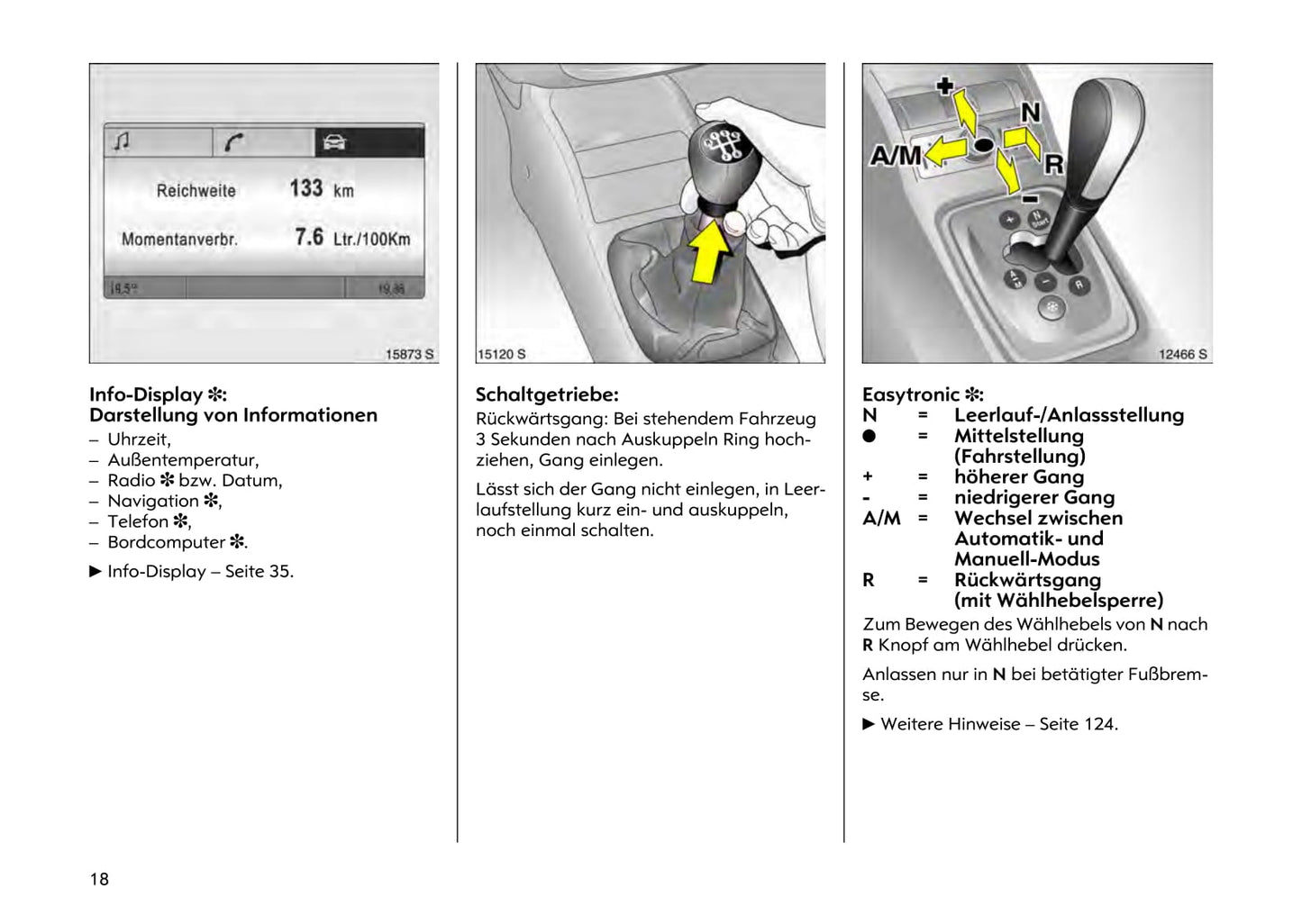 2003-2006 Opel Combo/Corsa Owner's Manual | German