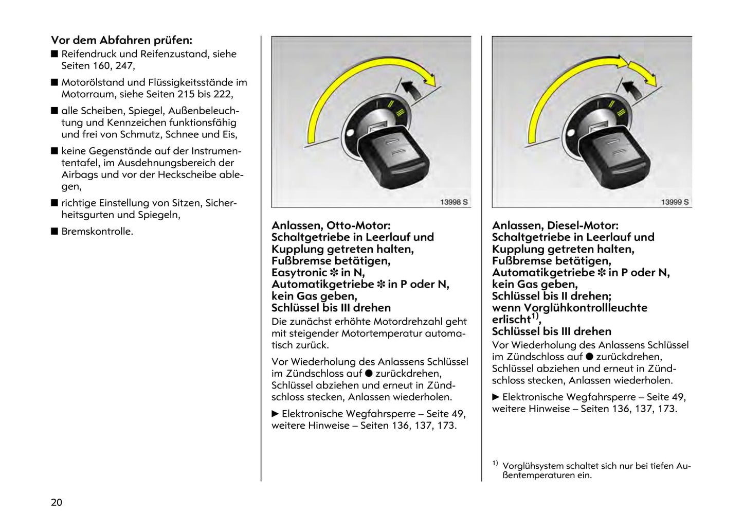 2003-2006 Opel Combo/Corsa Owner's Manual | German