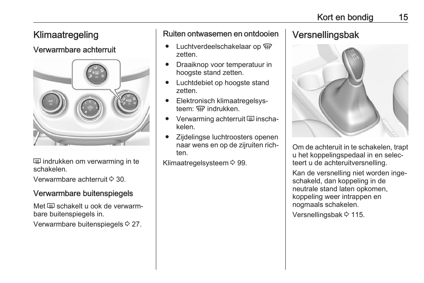 2018-2019 Opel Karl Owner's Manual | Dutch