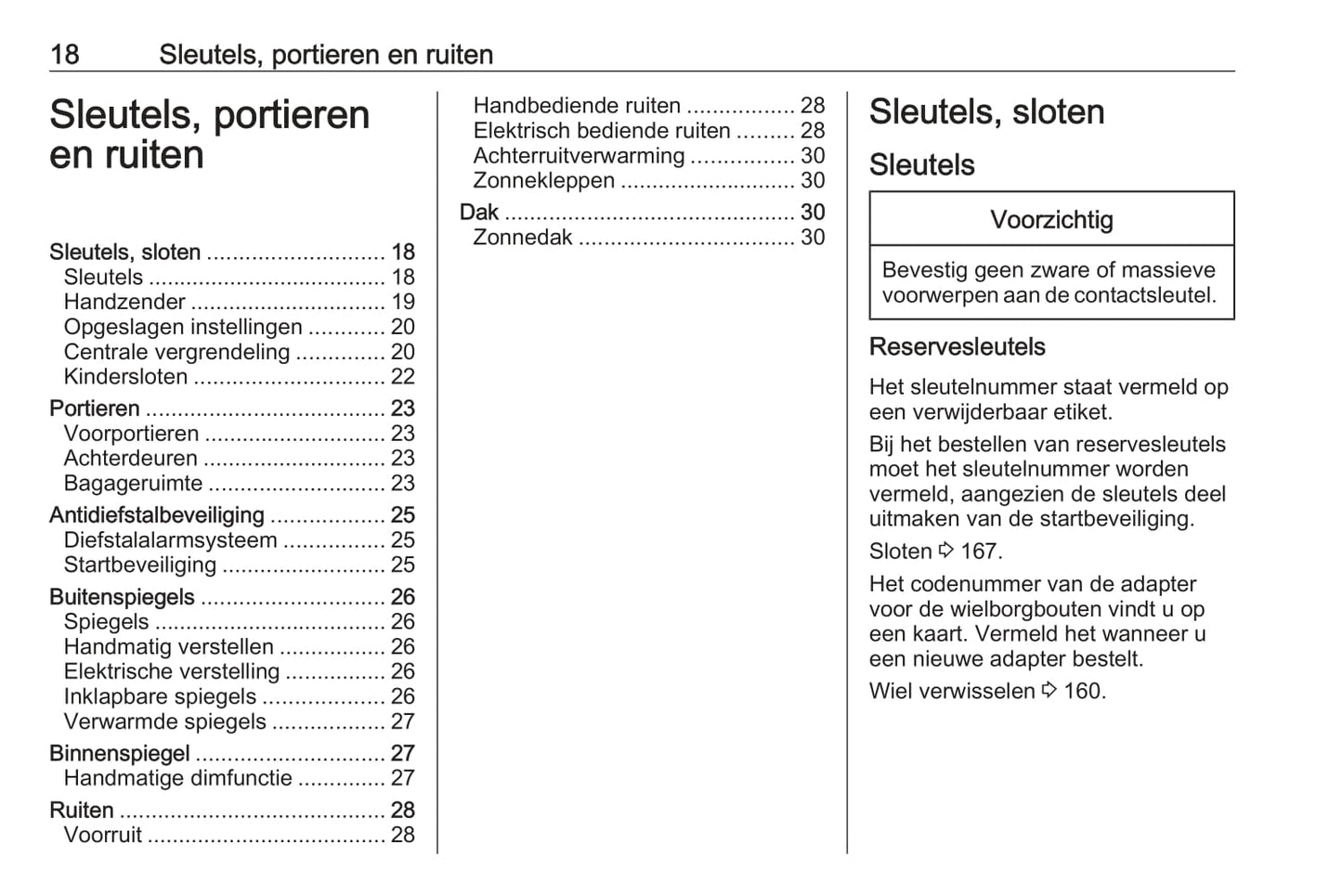 2018-2019 Opel Karl Owner's Manual | Dutch