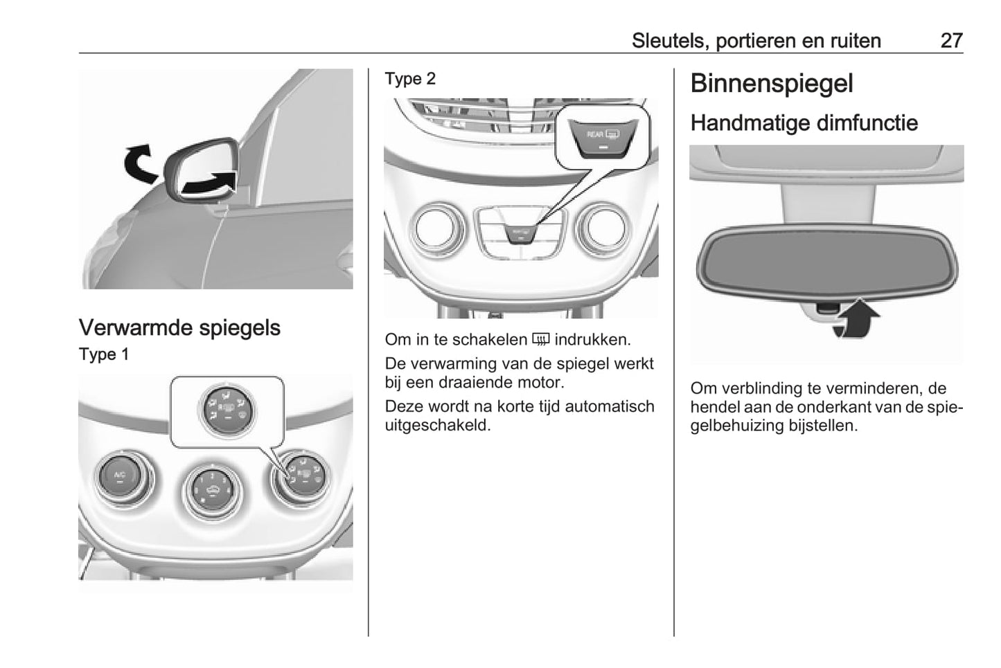 2018-2019 Opel Karl Owner's Manual | Dutch