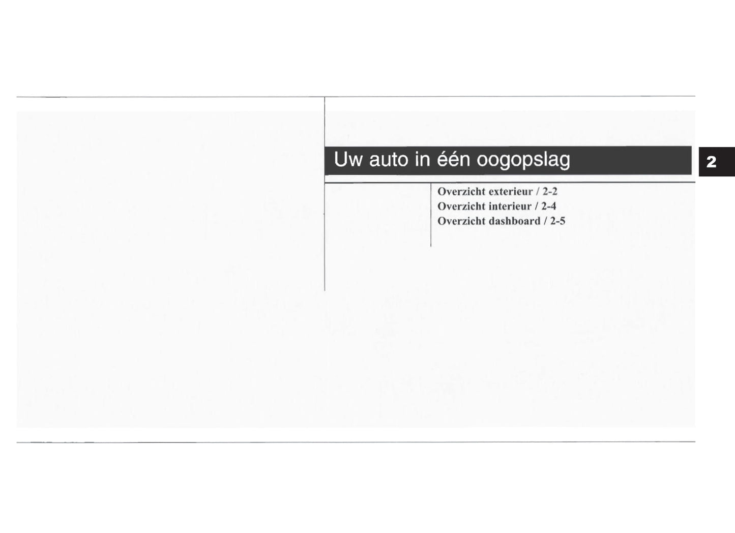 2007-2008 Kia Sportage Owner's Manual | Dutch