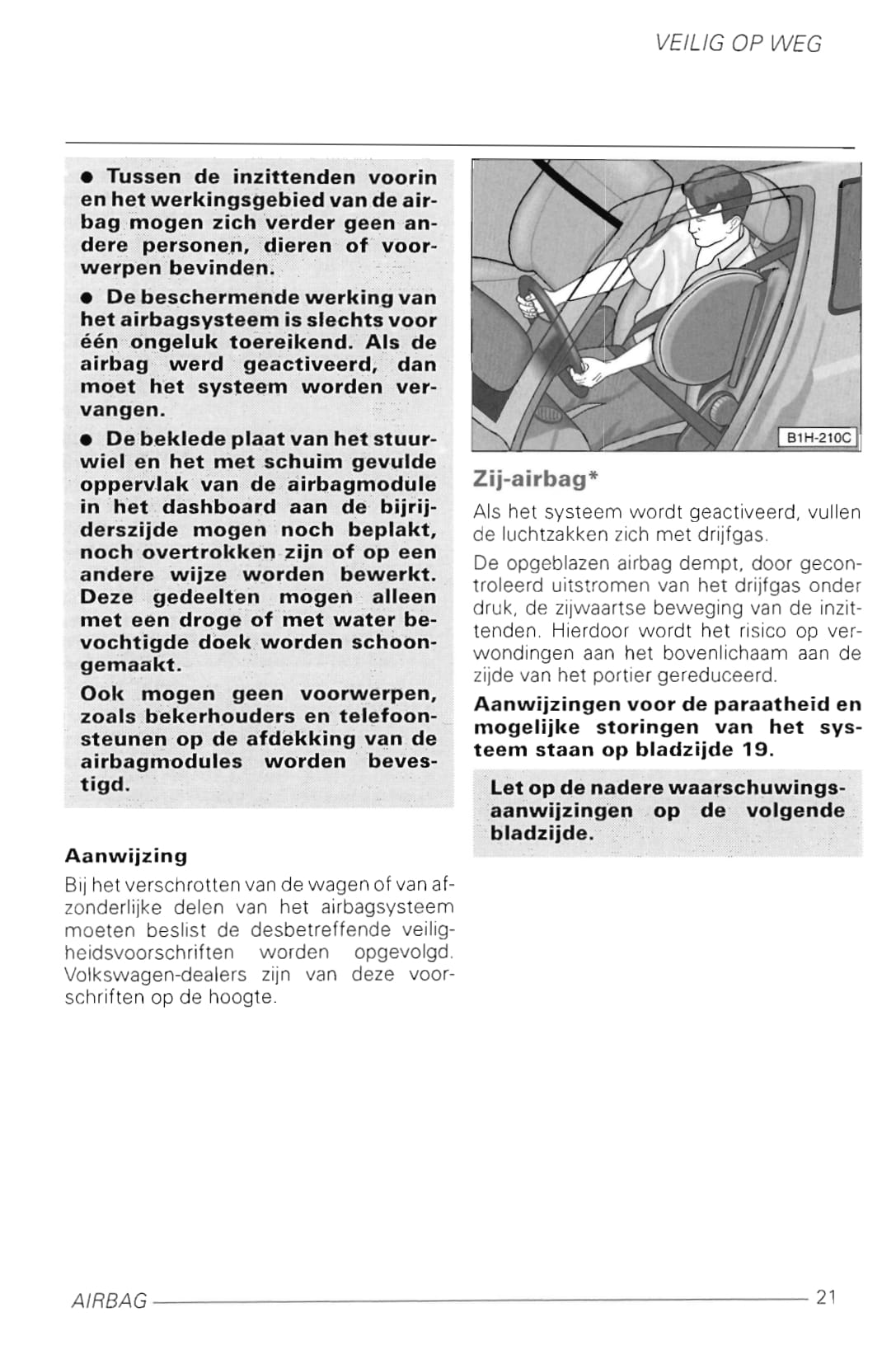 1997-2003 Volkswagen Golf Owner's Manual | Dutch