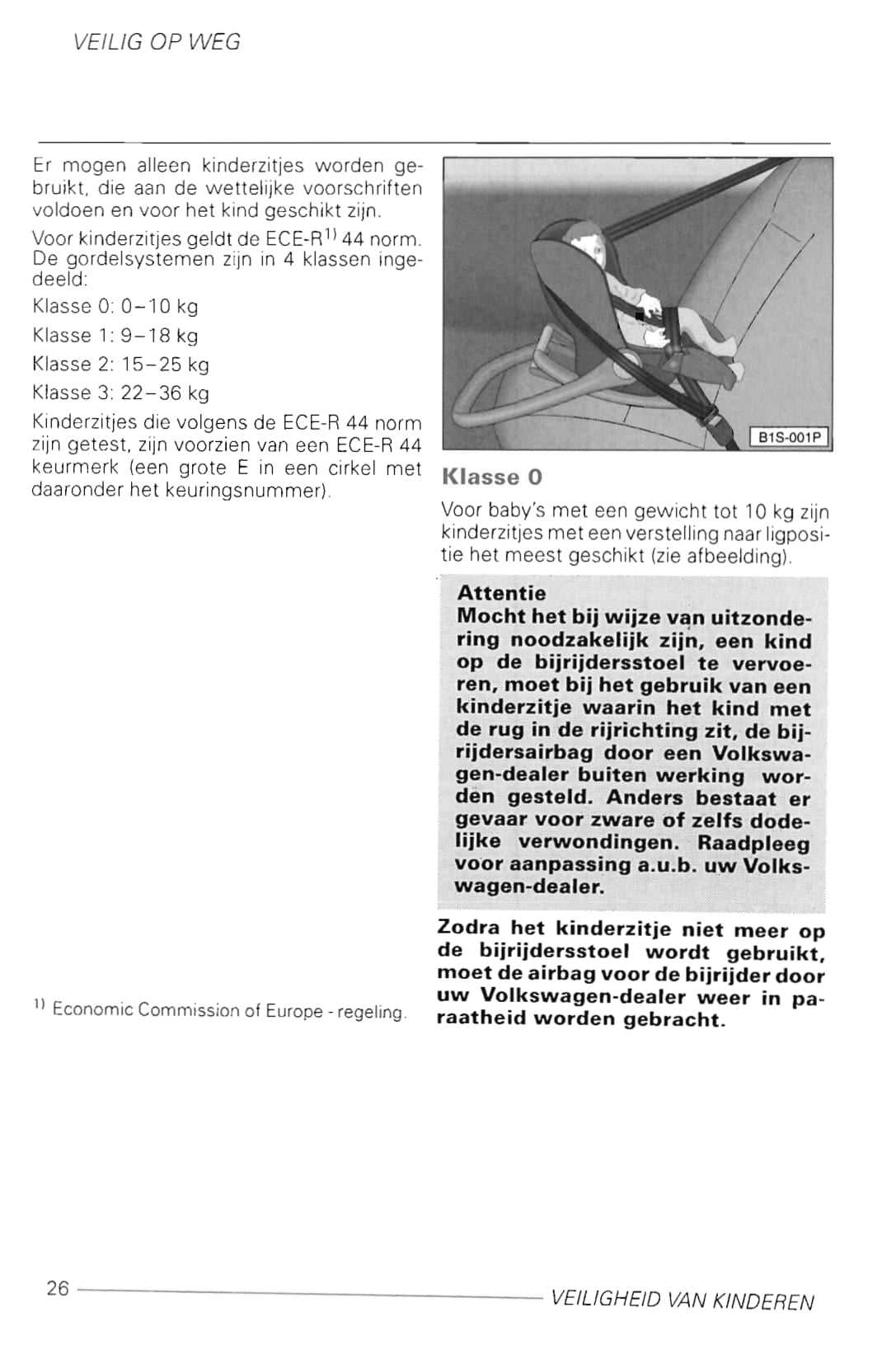 1997-2003 Volkswagen Golf Owner's Manual | Dutch