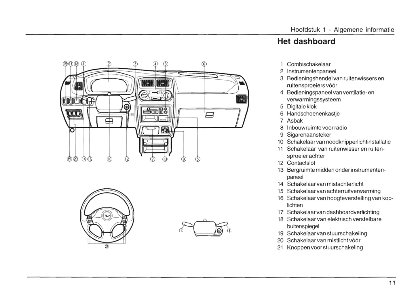 1998-2002 Daihatsu Sirion Gebruikershandleiding | Nederlands