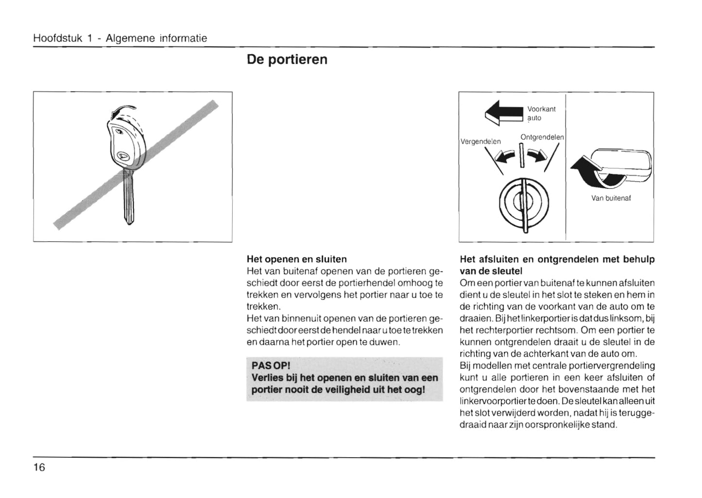 1998-2002 Daihatsu Sirion Gebruikershandleiding | Nederlands