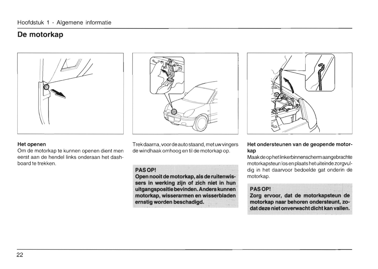 1998-2002 Daihatsu Sirion Gebruikershandleiding | Nederlands