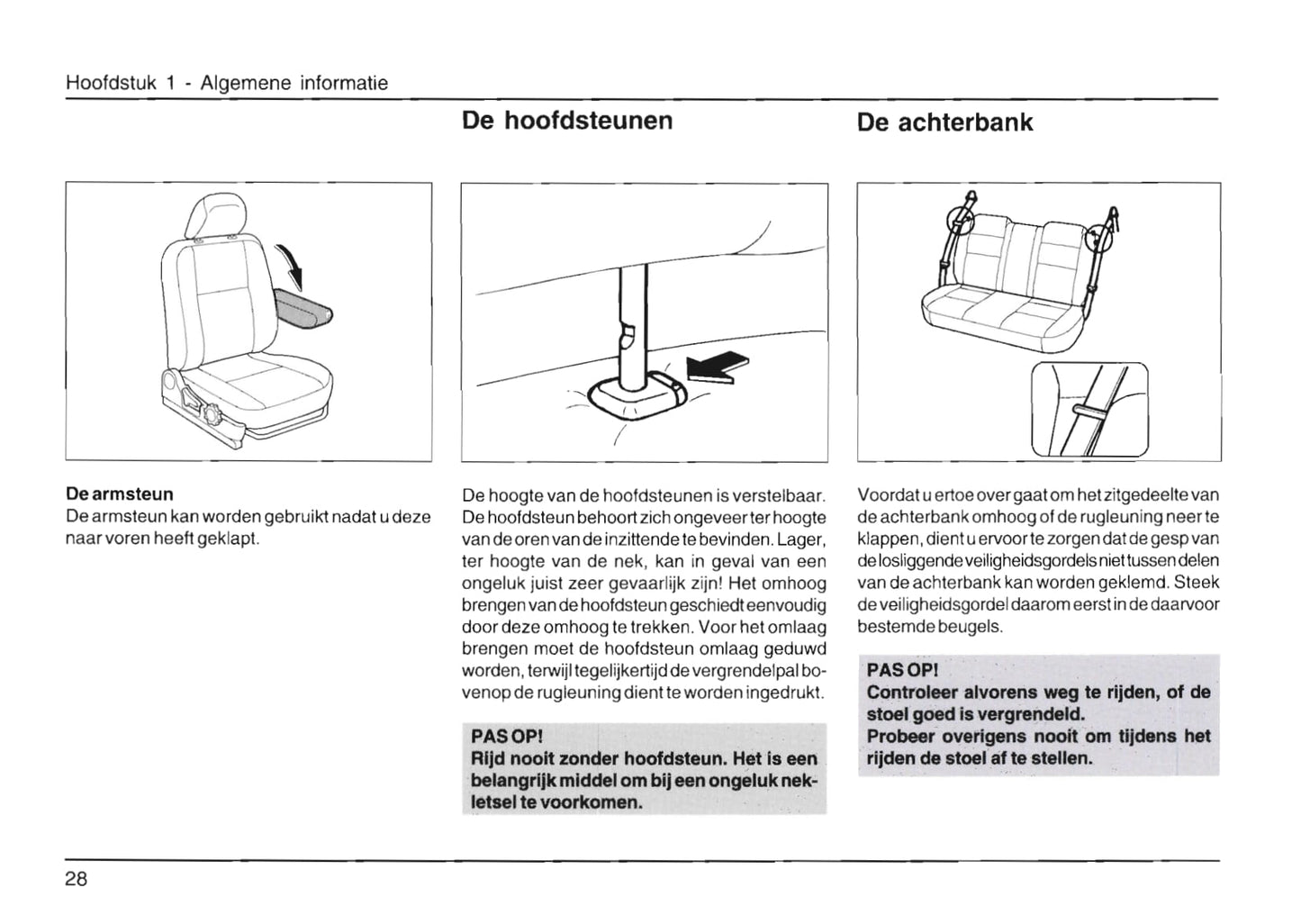 1998-2002 Daihatsu Sirion Gebruikershandleiding | Nederlands