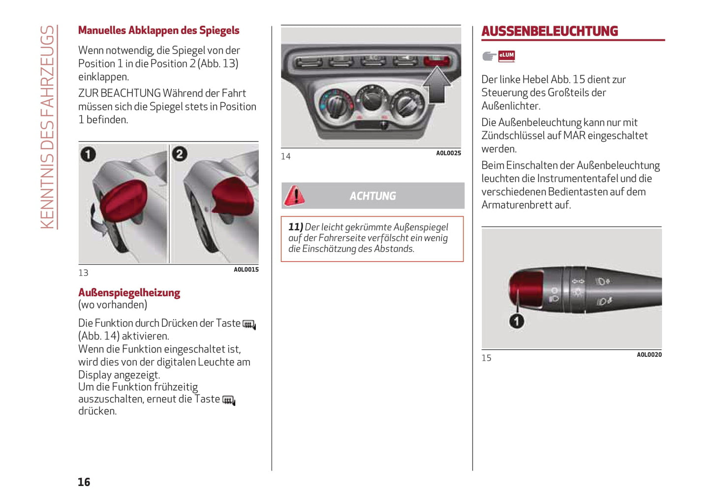 2013-2023 Alfa Romeo 4C Gebruikershandleiding | Duits