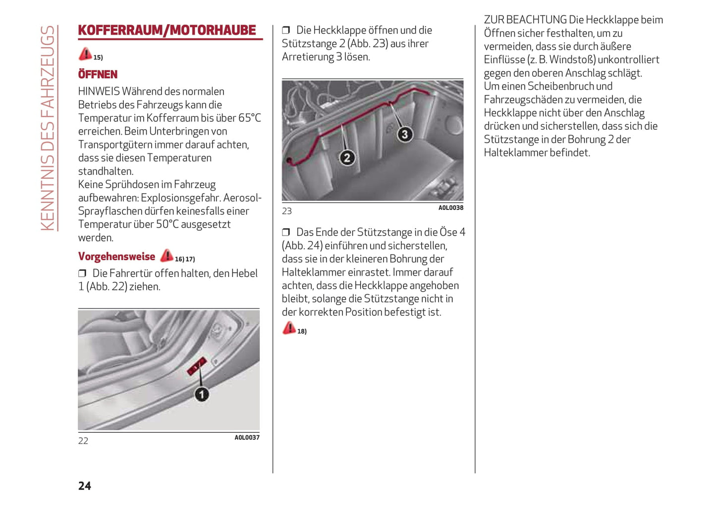 2013-2023 Alfa Romeo 4C Gebruikershandleiding | Duits