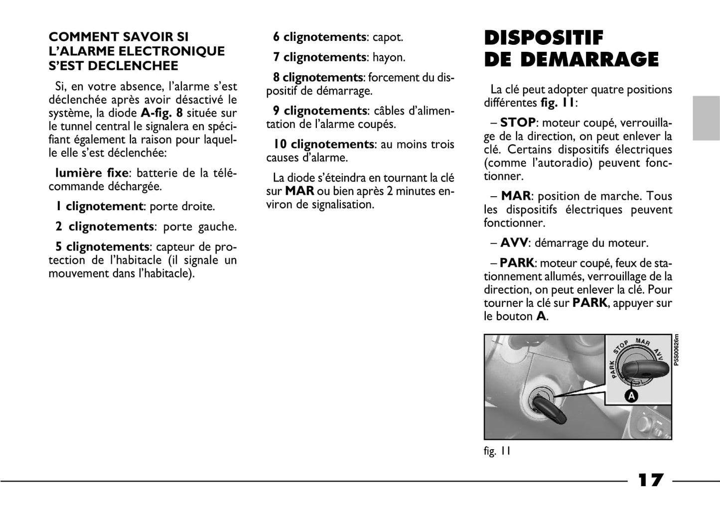 2003-2004 Fiat Barchetta Gebruikershandleiding | Frans