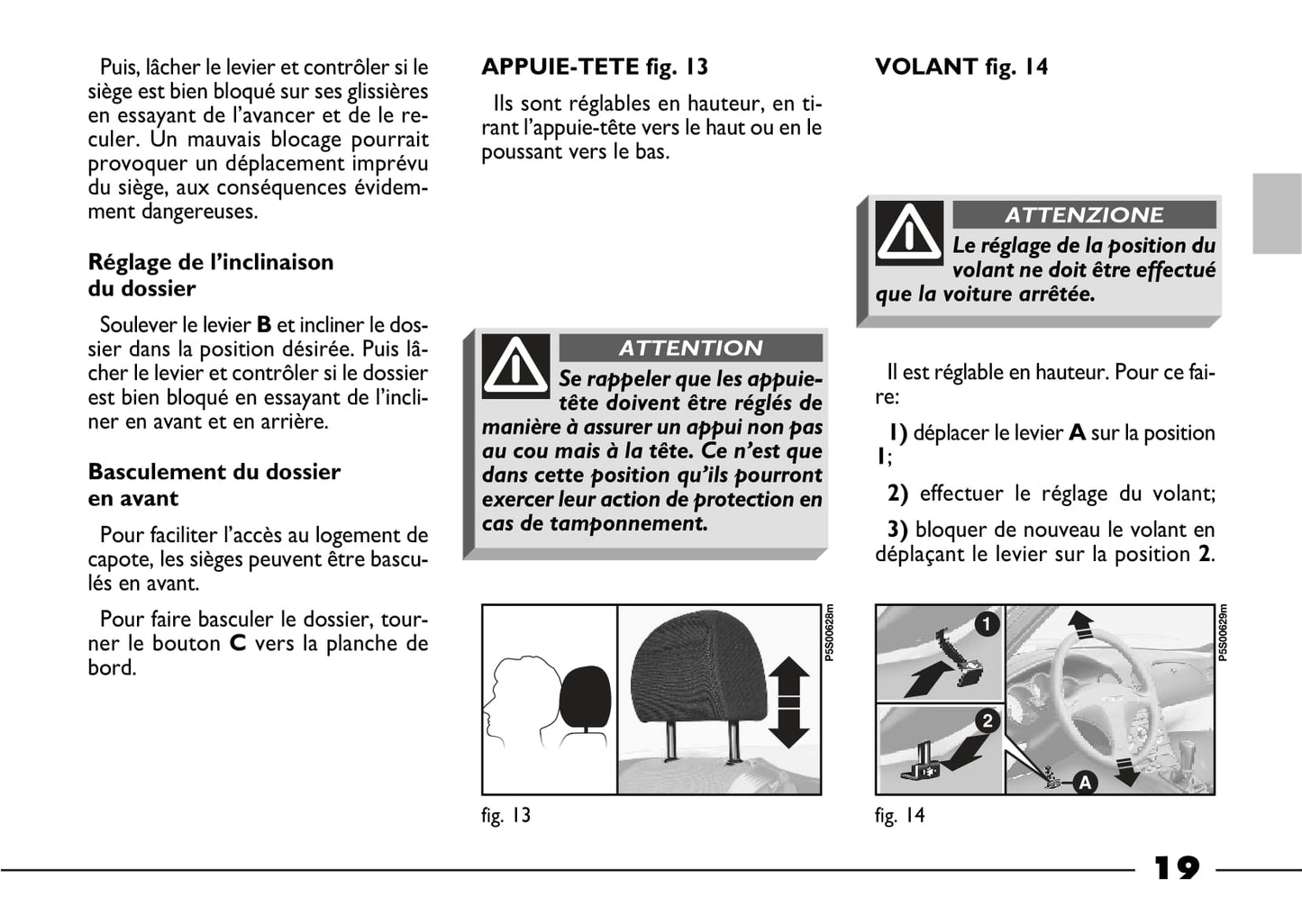 2003-2004 Fiat Barchetta Gebruikershandleiding | Frans