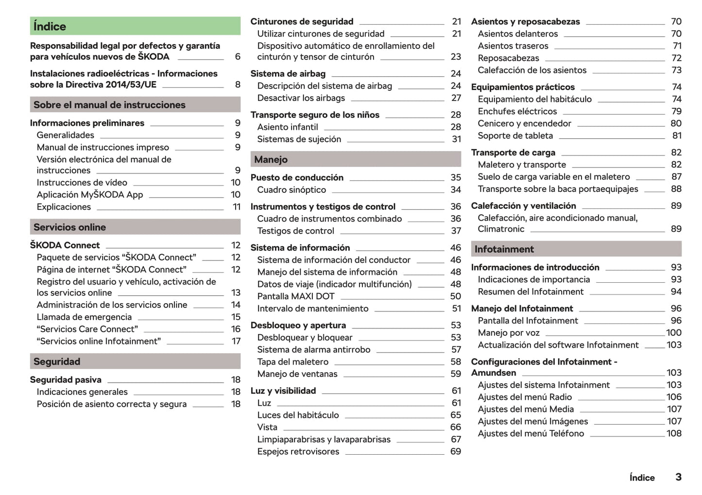 2017-2019 Skoda Rapid Bedienungsanleitung | Spanisch