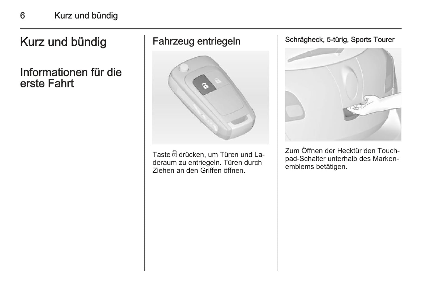 2014 Opel Astra Manuel du propriétaire | Allemand