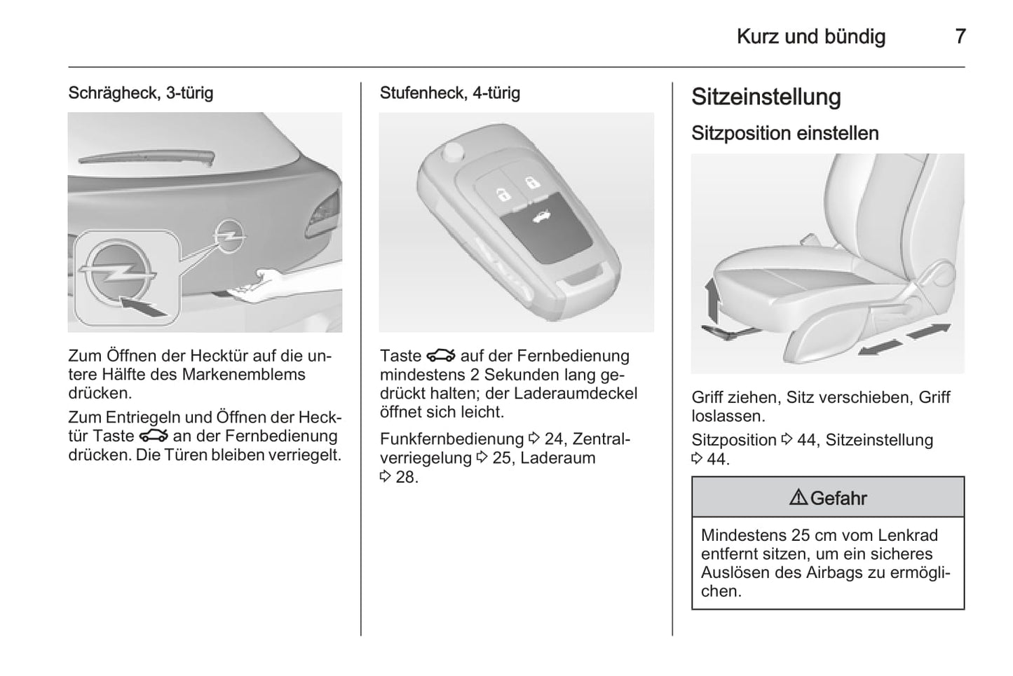 2014 Opel Astra Manuel du propriétaire | Allemand