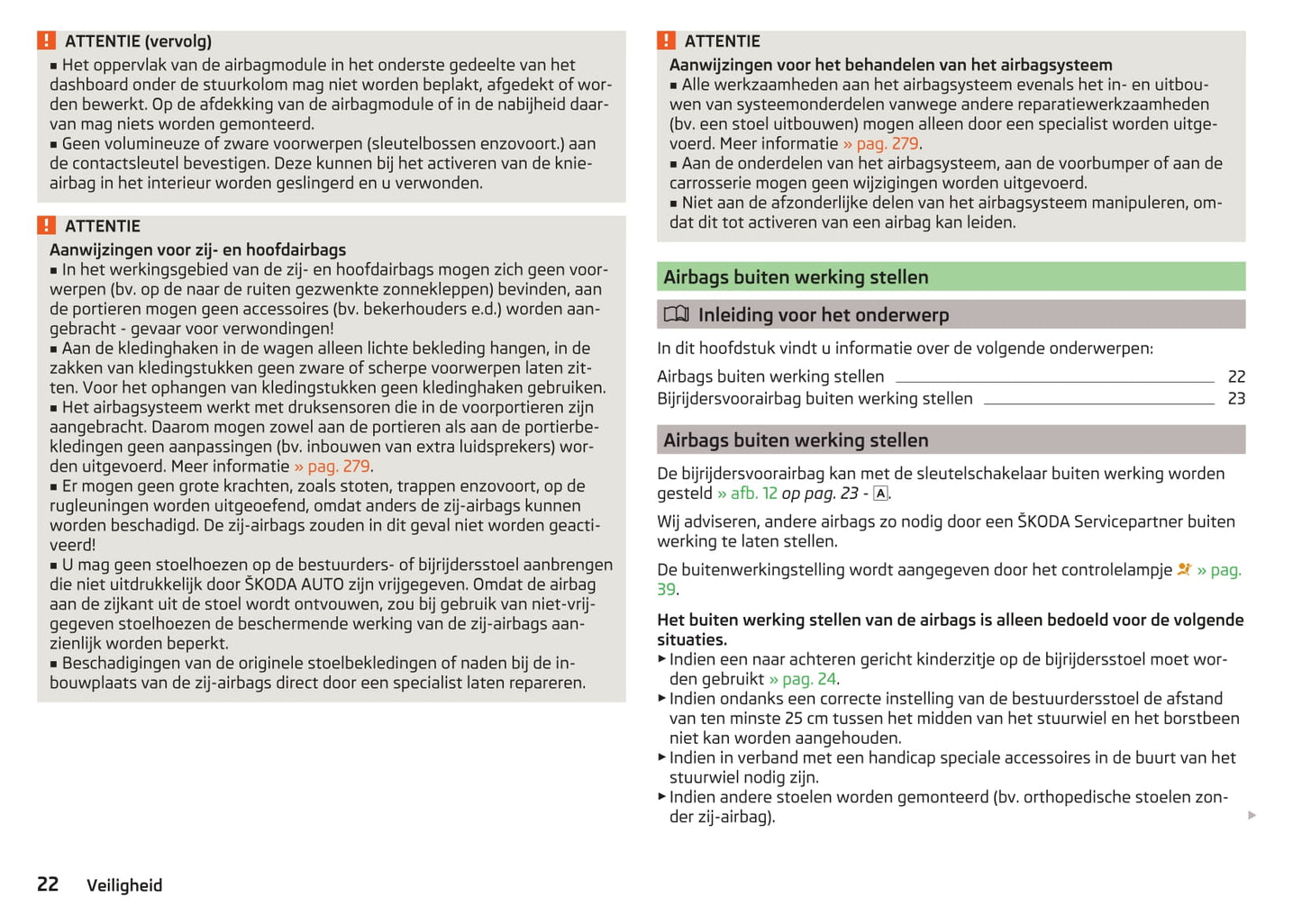 2016-2017 Skoda Kodiaq Owner's Manual | Dutch
