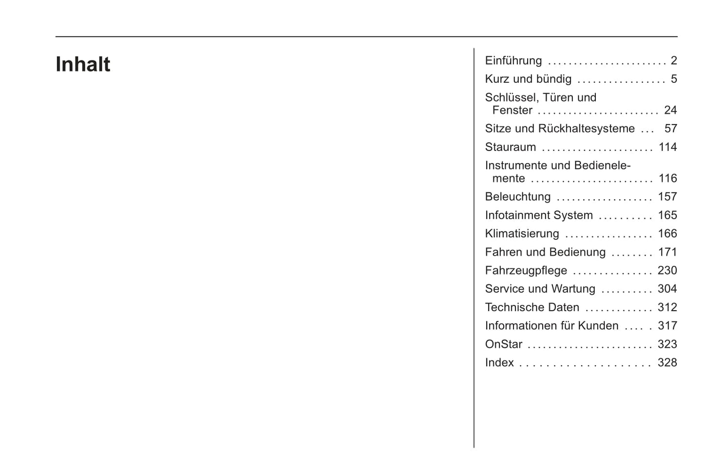2017-2018 Chevrolet Camaro Owner's Manual | German